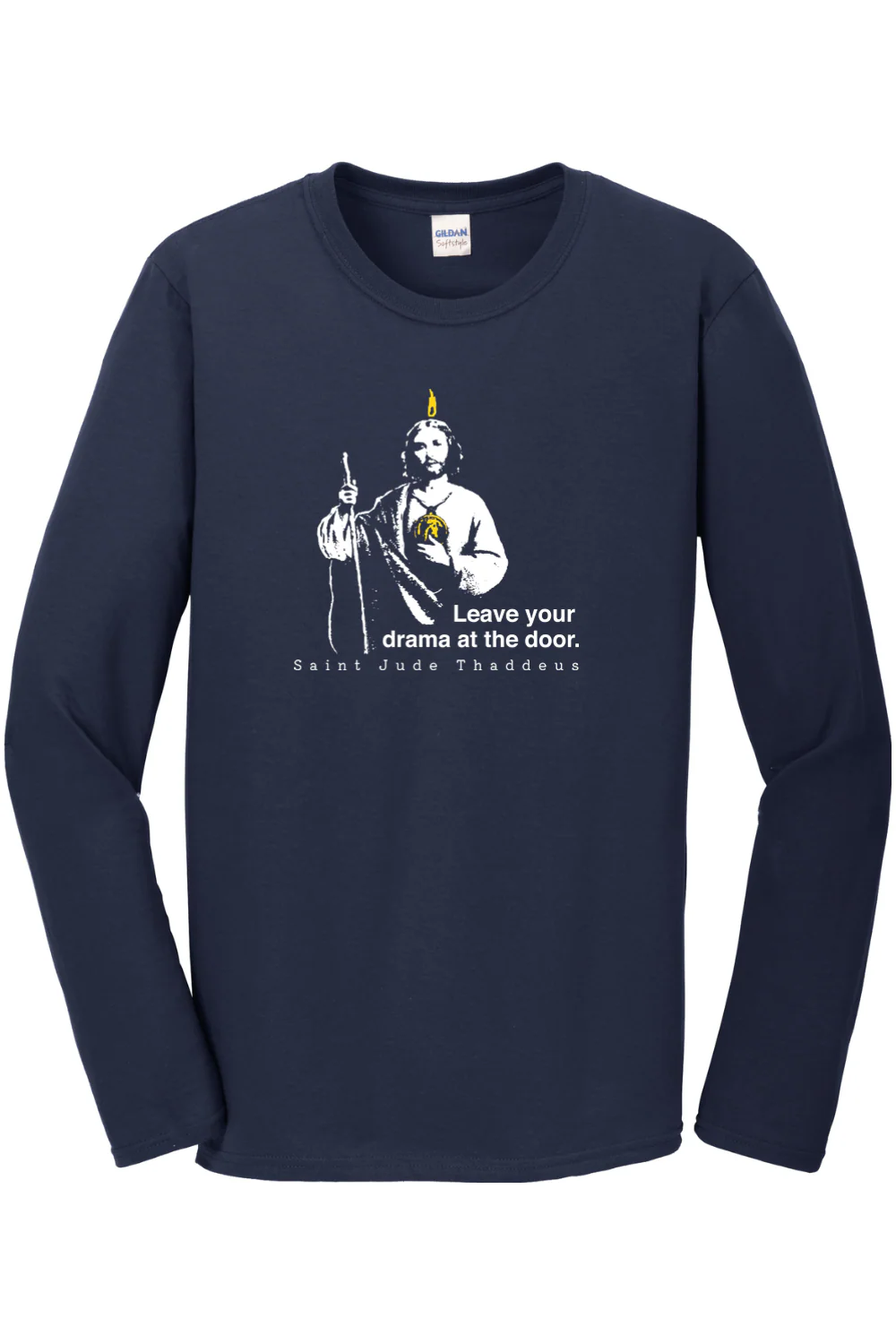 Leave Your Drama at the Door - St Jude Thaddeus Long Sleeve - Image 4