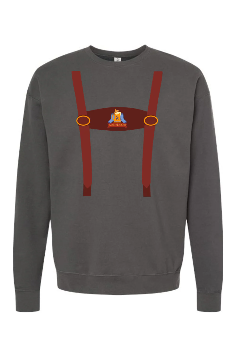 Lederhosen Crewneck Sweatshirt - Image 2