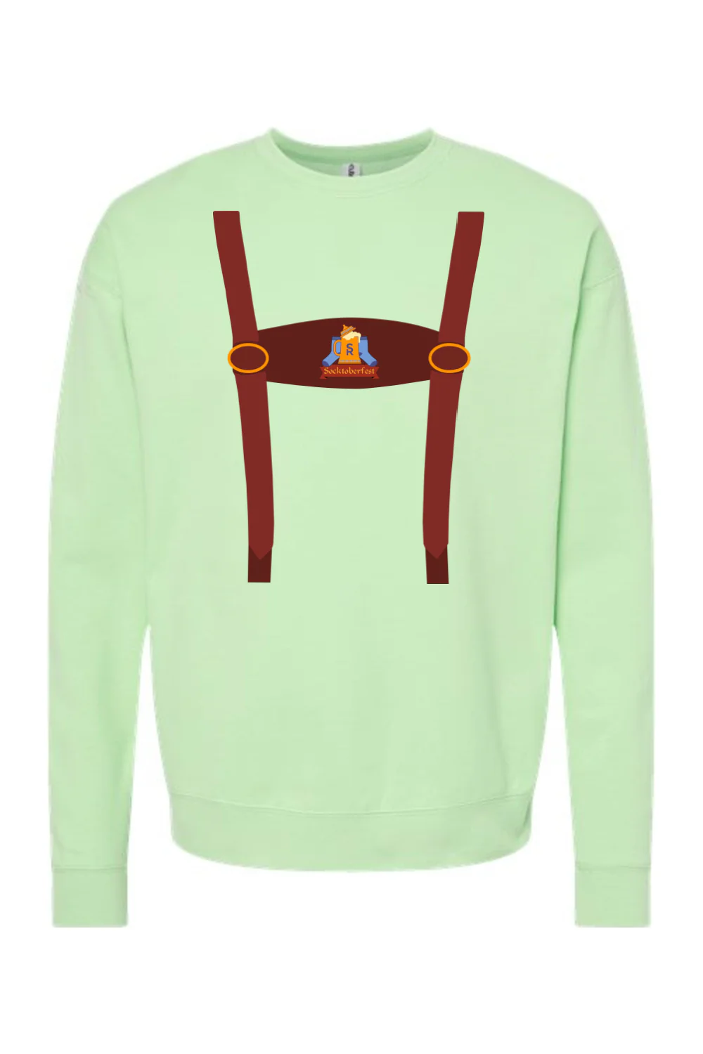 Lederhosen Crewneck Sweatshirt - Image 7
