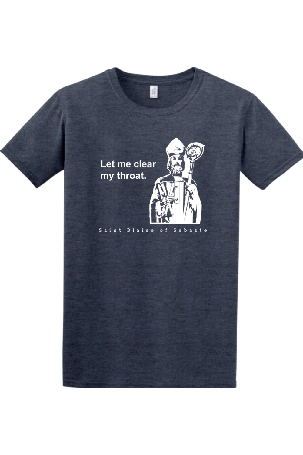 Let Me Clear My Throat - St Blaise of Sebaste Adult T-Shirt - Image 7