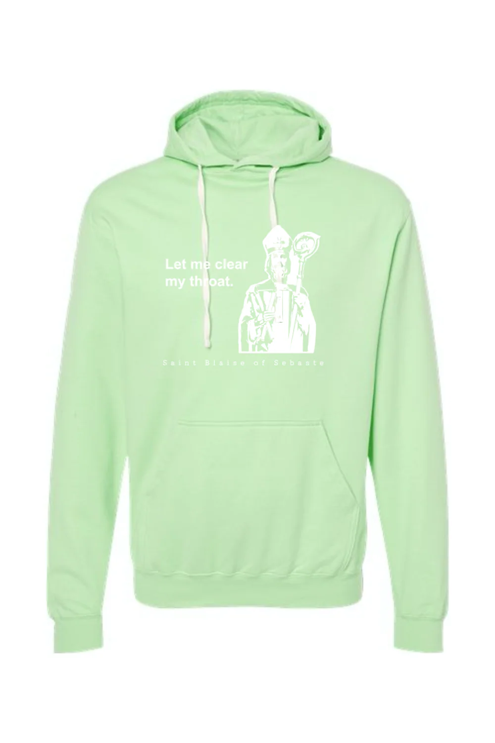 Let me clear my throat - St. Blaise of Sebaste - Hoodie Sweatshirt - Image 10