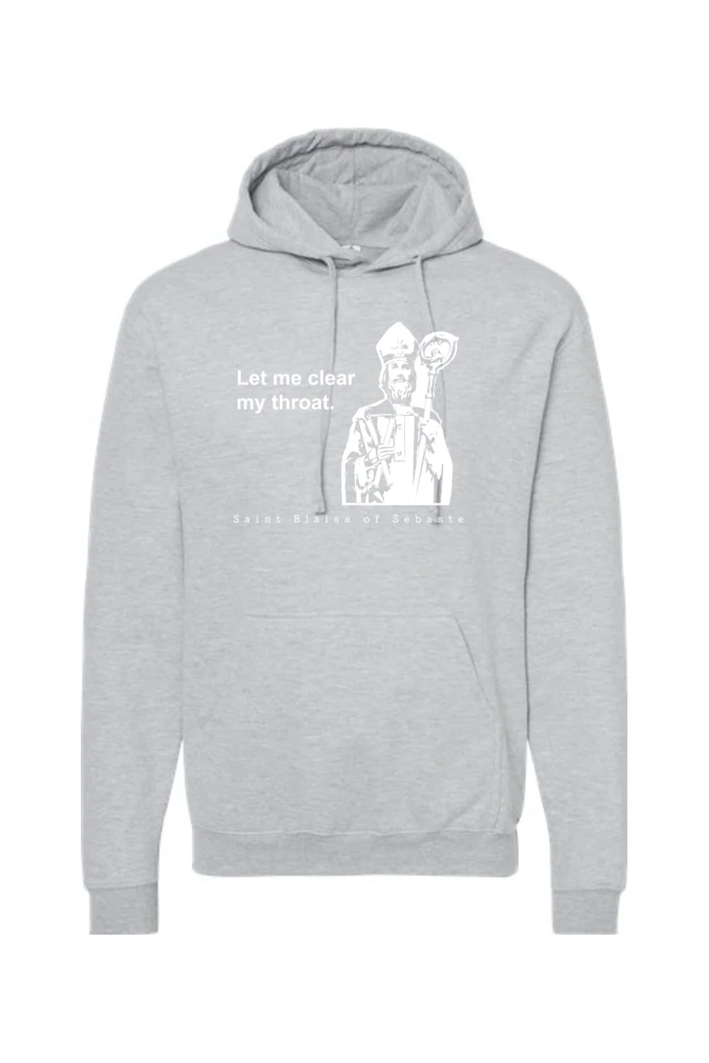 Let me clear my throat - St. Blaise of Sebaste - Hoodie Sweatshirt - Image 15