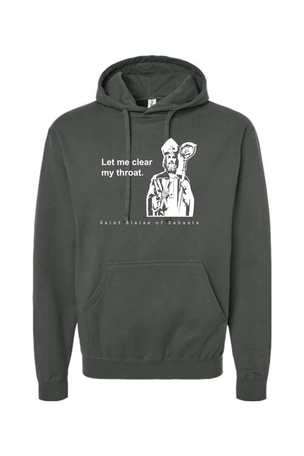 Let me clear my throat - St. Blaise of Sebaste - Hoodie Sweatshirt - Image 3