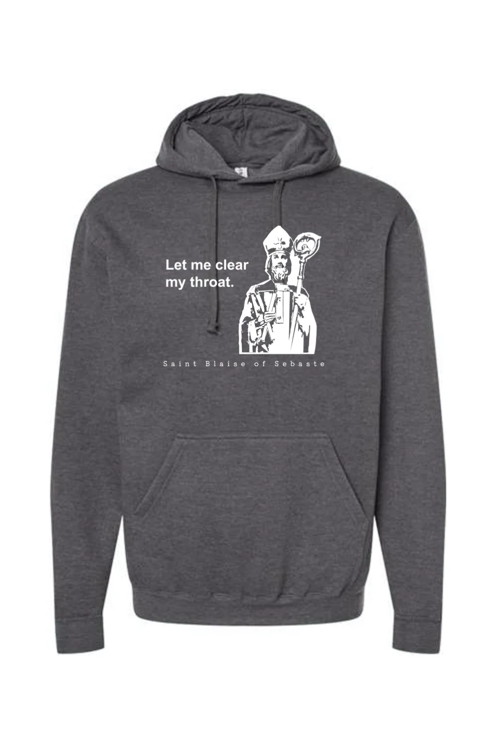 Let me clear my throat - St. Blaise of Sebaste - Hoodie Sweatshirt - Image 4