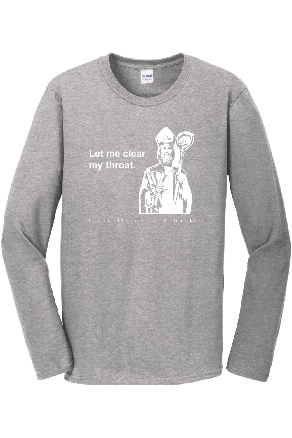 Let Me Clear My Throat - St Blaise of Sebaste Long Sleeve - Image 3