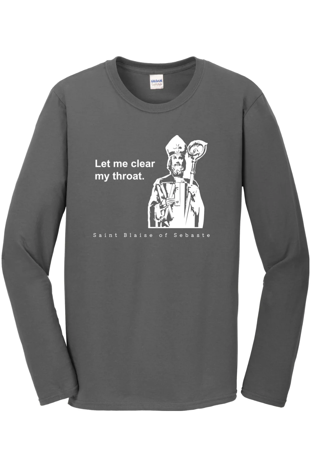 Let Me Clear My Throat - St Blaise of Sebaste Long Sleeve - Image 4