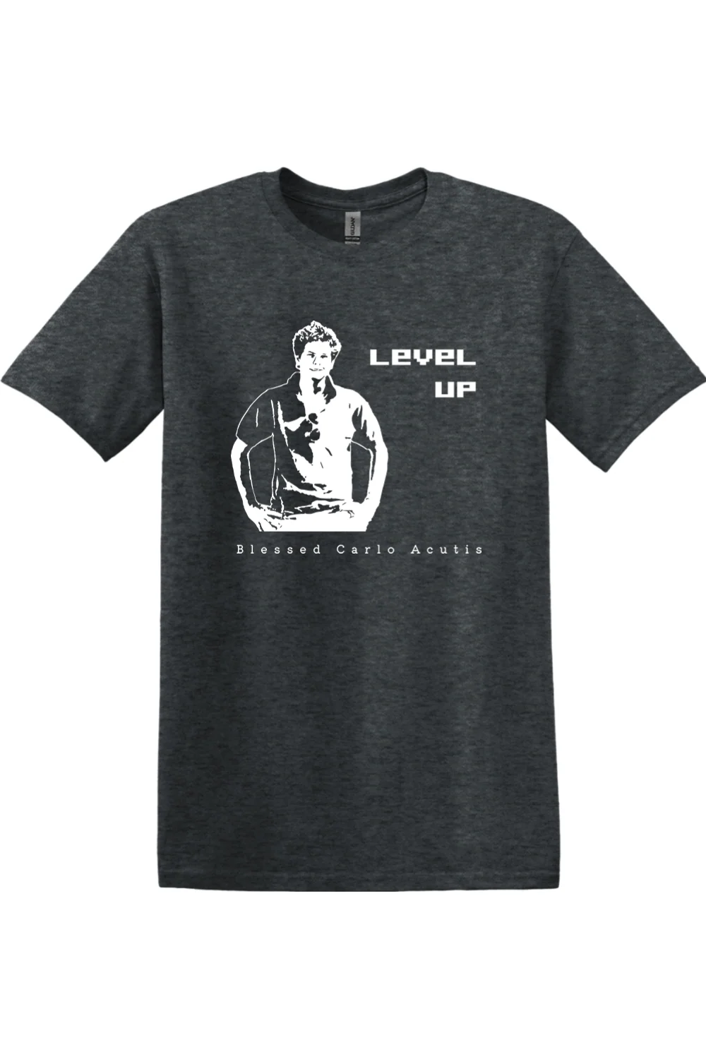 Level Up - Bl. Carlo Acutis Adult T-Shirt - Image 10