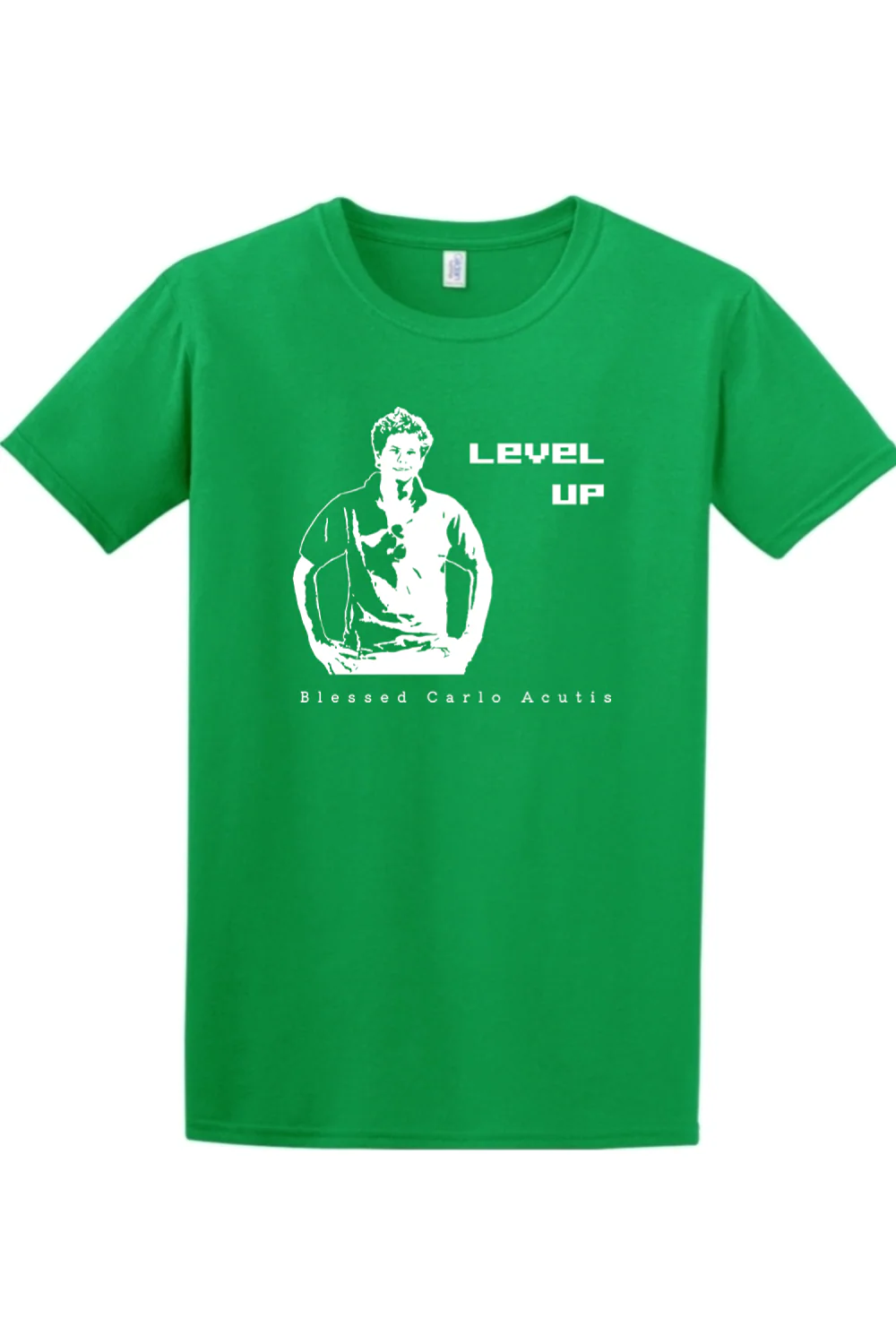 Level Up - Bl. Carlo Acutis Adult T-Shirt - Image 5