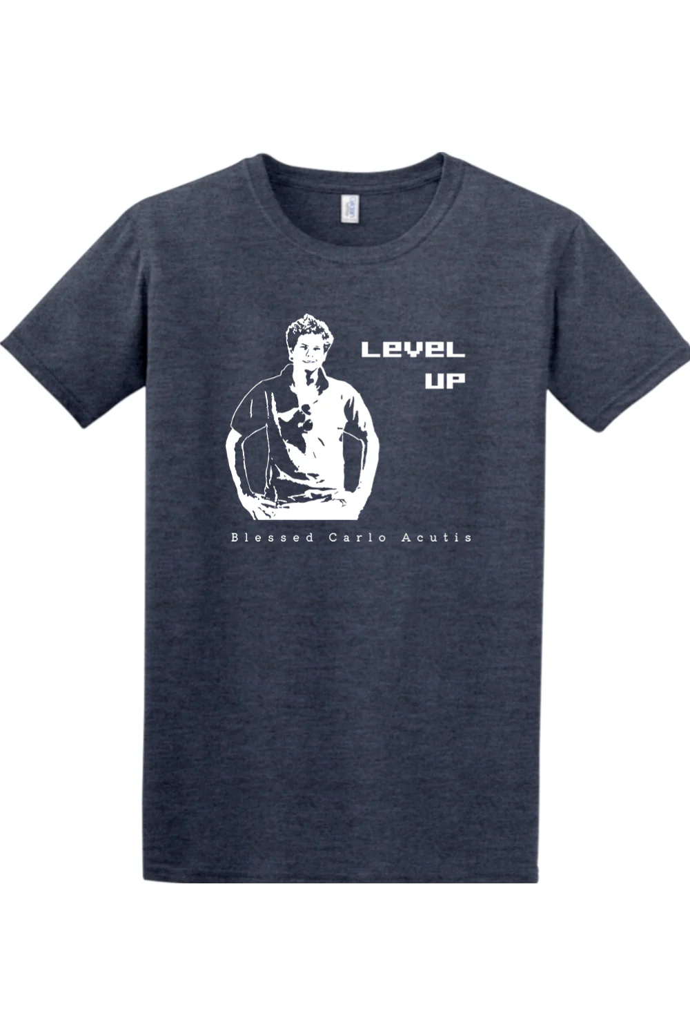 Level Up - Bl. Carlo Acutis Adult T-Shirt - Image 8