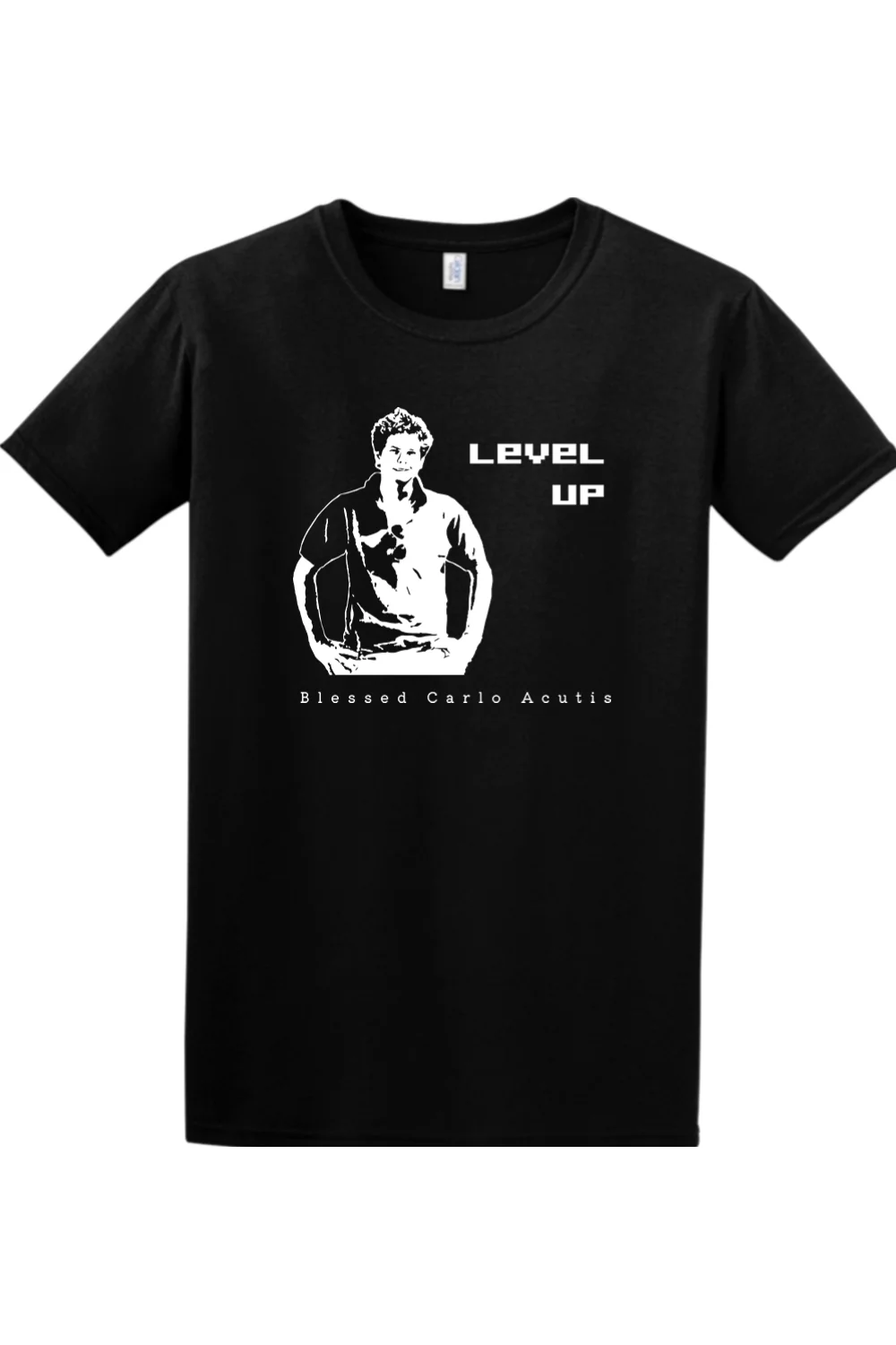 Level Up - Bl. Carlo Acutis Adult T-Shirt - Image 9