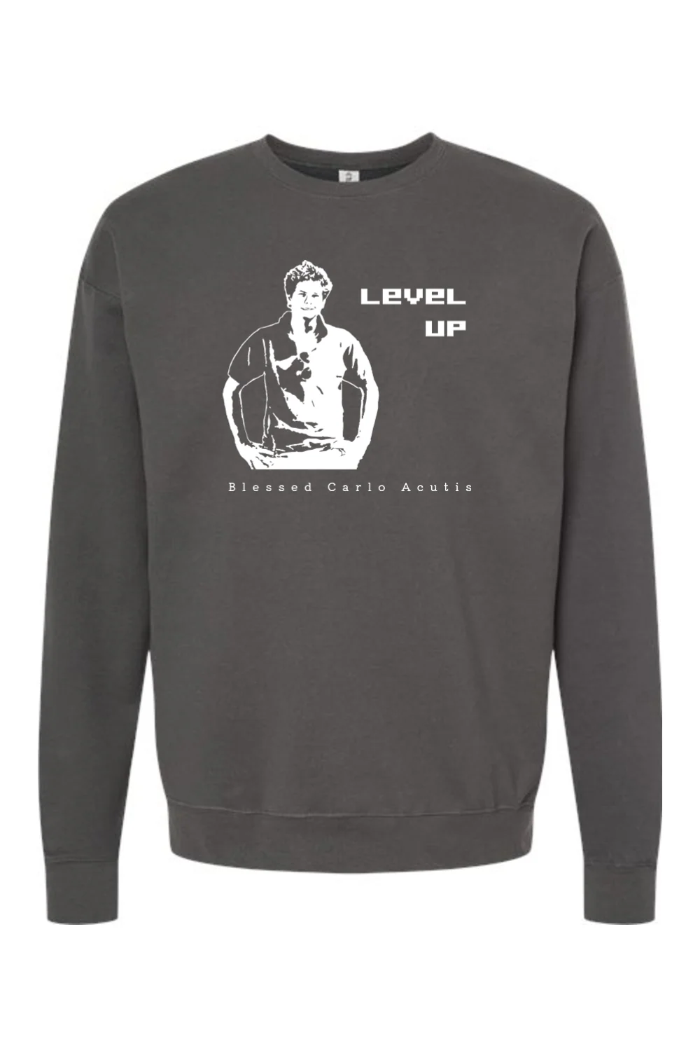 Level Up - Bl. Carlo Acutis Crewneck Sweatshirt - Image 2