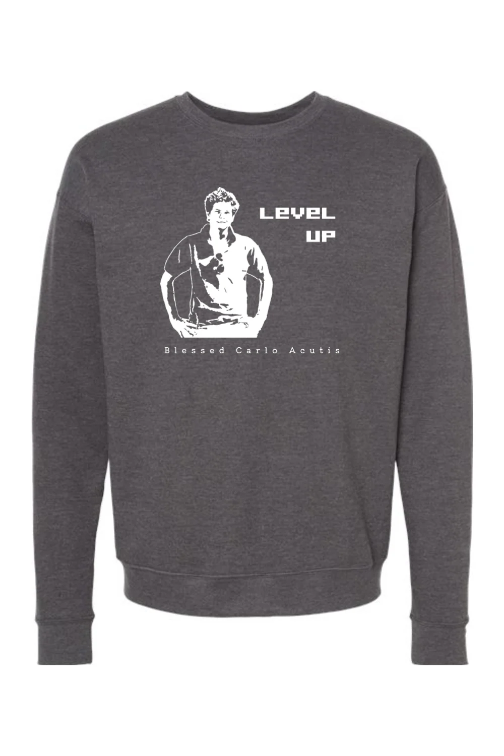 Level Up - Bl. Carlo Acutis Crewneck Sweatshirt - Image 3