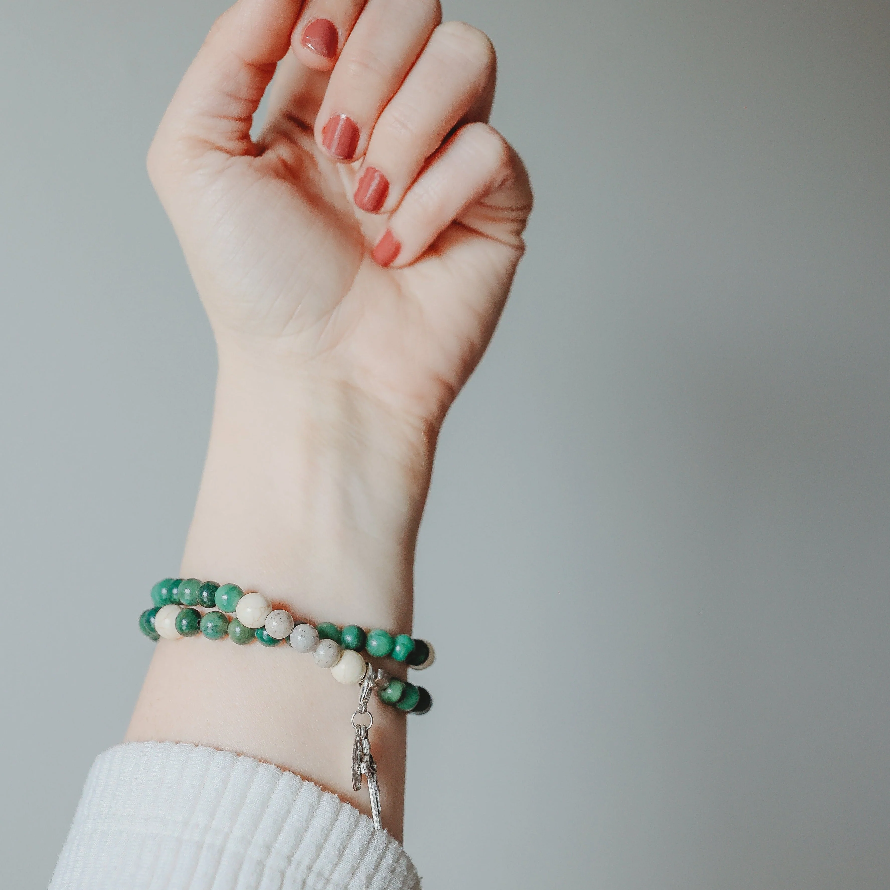 Life | Stretch & Wrap Rosary Bracelet - Image 4