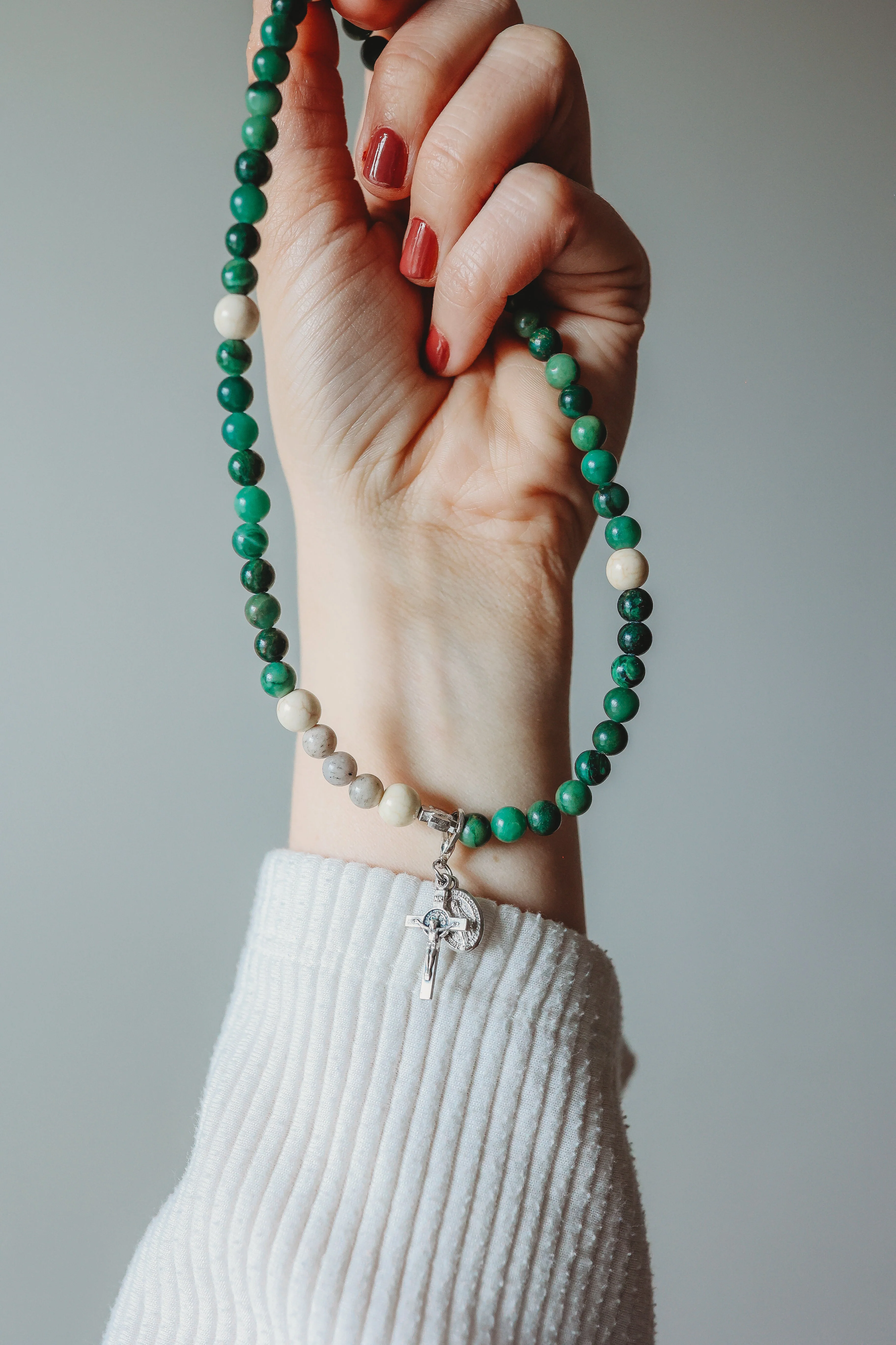 Life | Stretch & Wrap Rosary Bracelet - Image 5