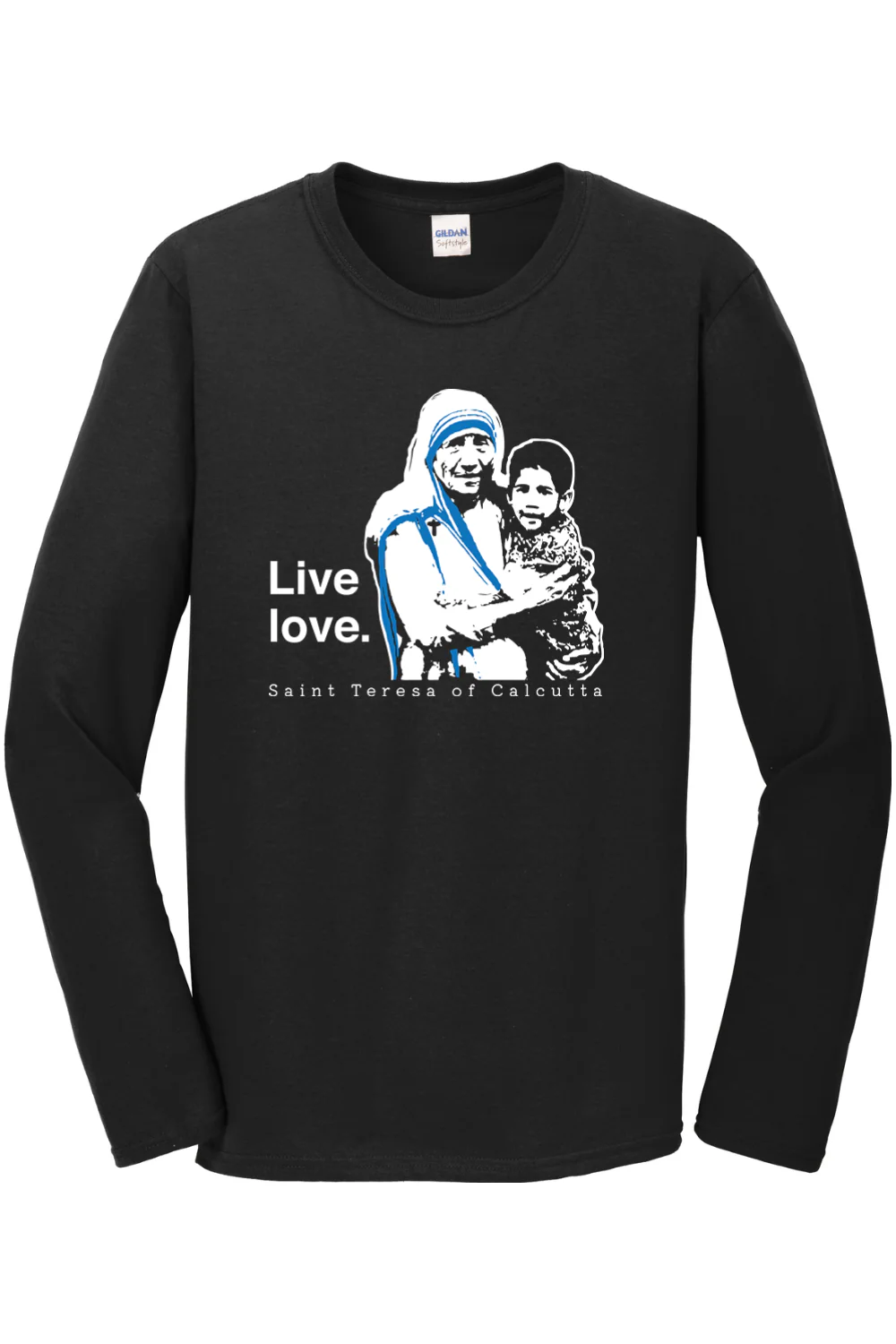 Live Love - St. Teresa of Calcutta Long Sleeve - Image 5