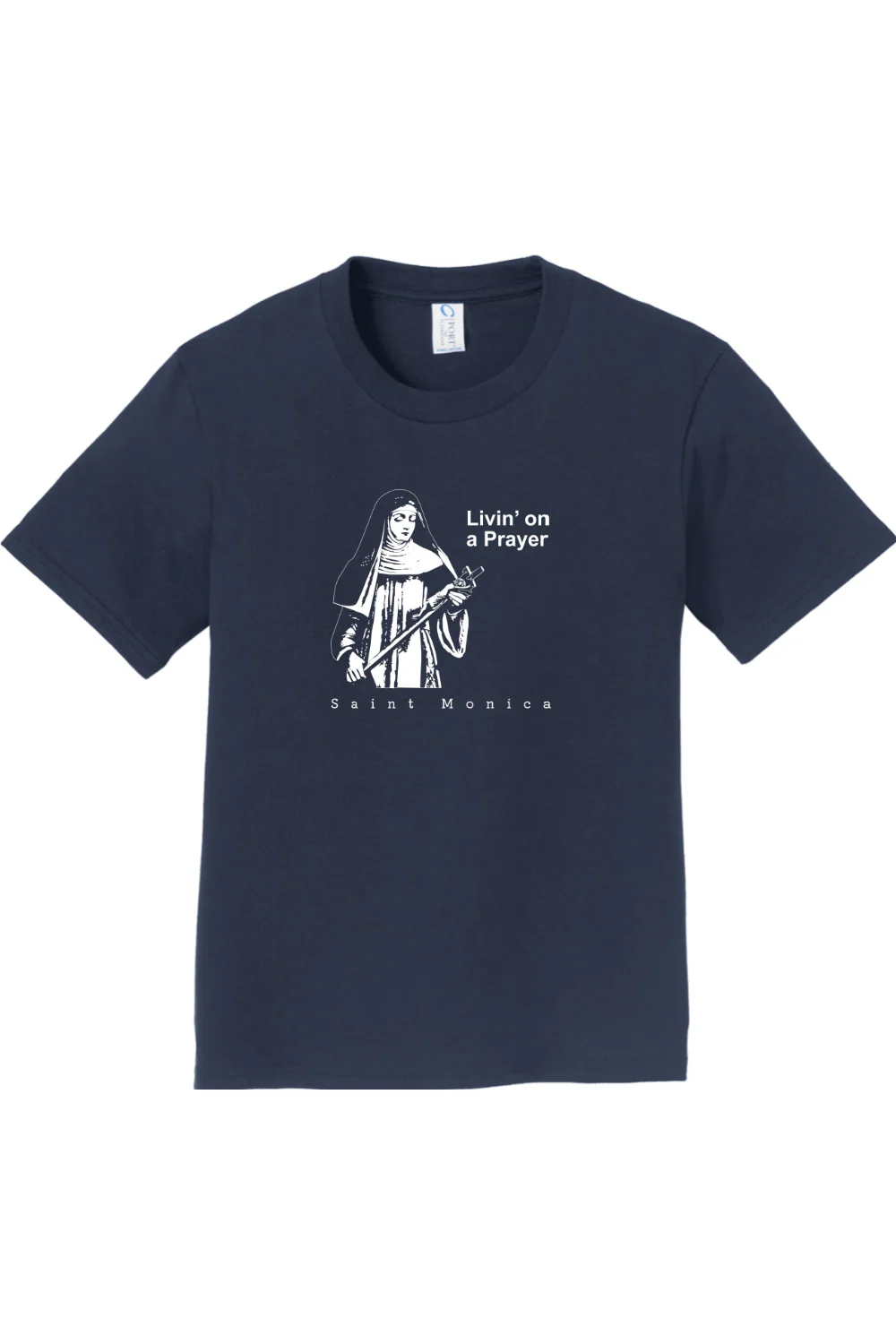 Livin' on a Prayer - St. Monica - Youth T-Shirt - Image 5
