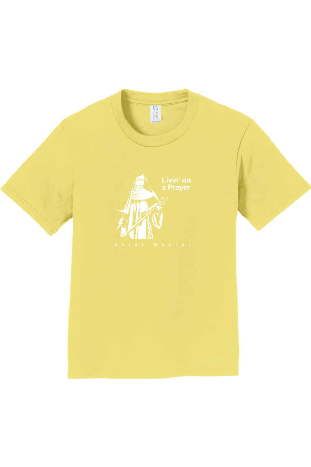 Livin' on a Prayer - St. Monica - Youth T-Shirt - Image 7