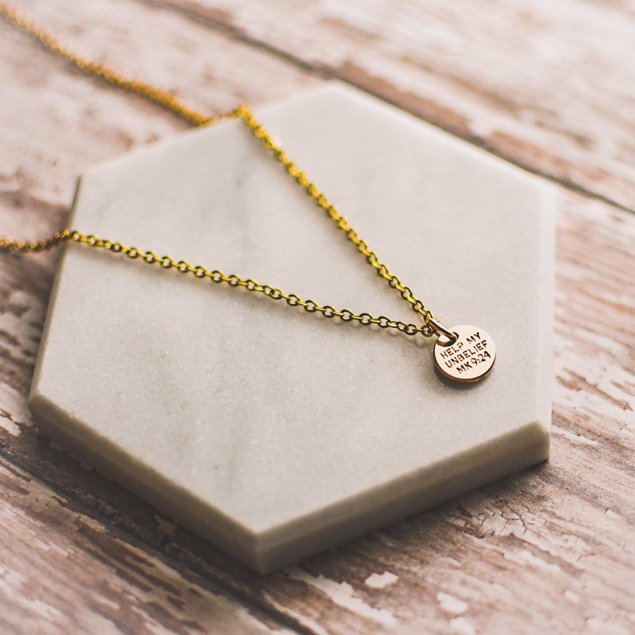 Lord I Believe Coin Necklace - Image 4