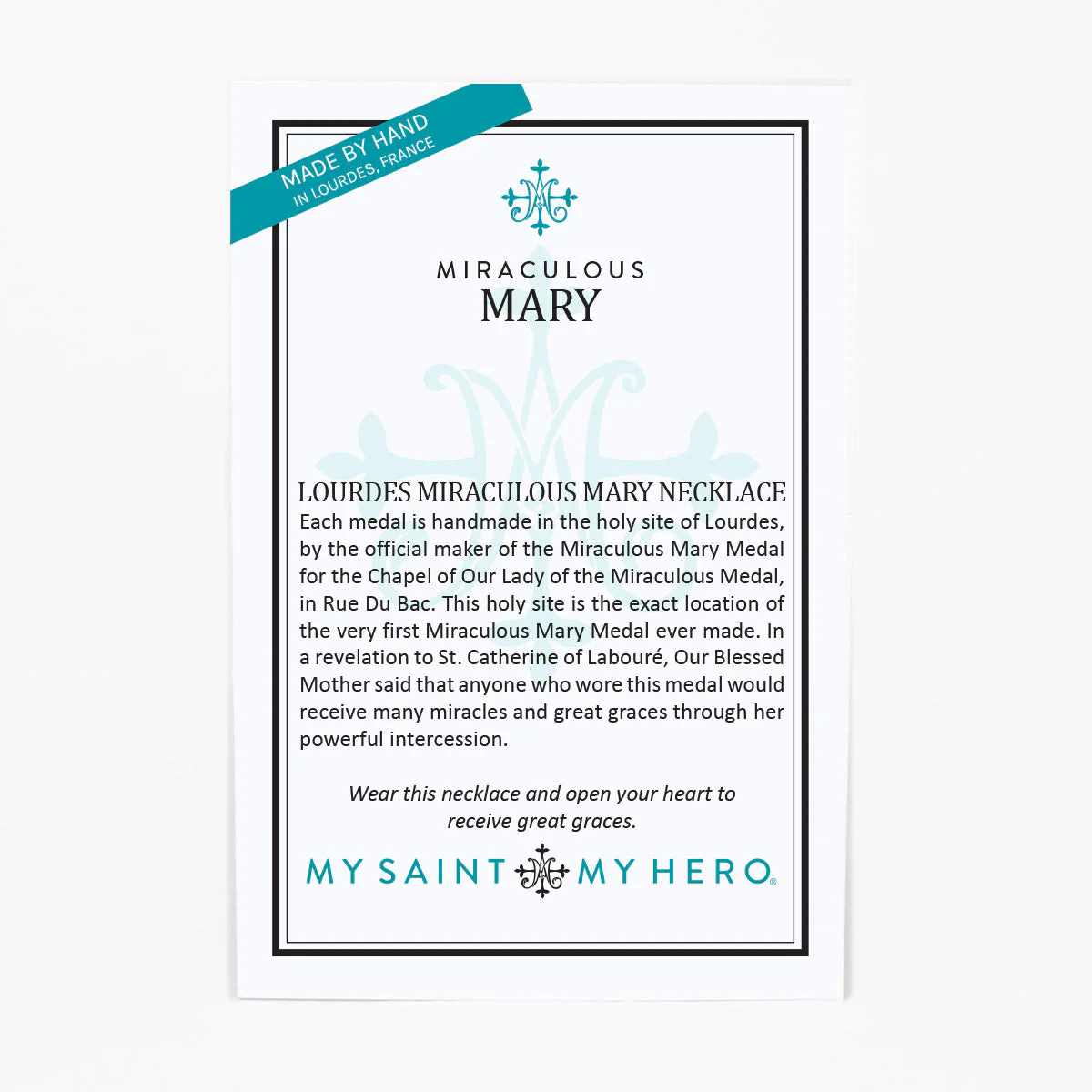 Lourdes Miraculous Mary Necklace - Image 4