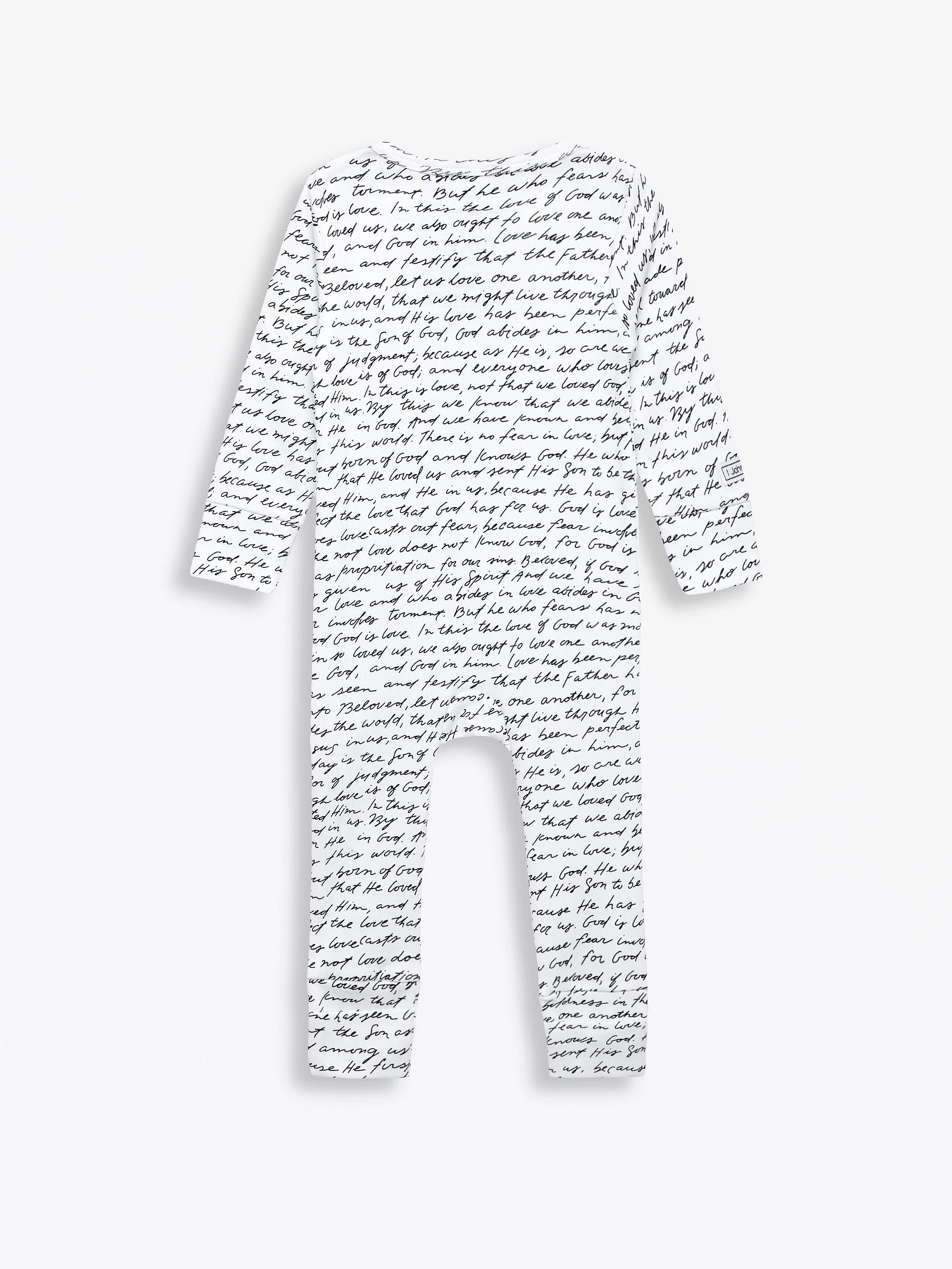 Love One Another Footless Onesie Cotton - Image 4