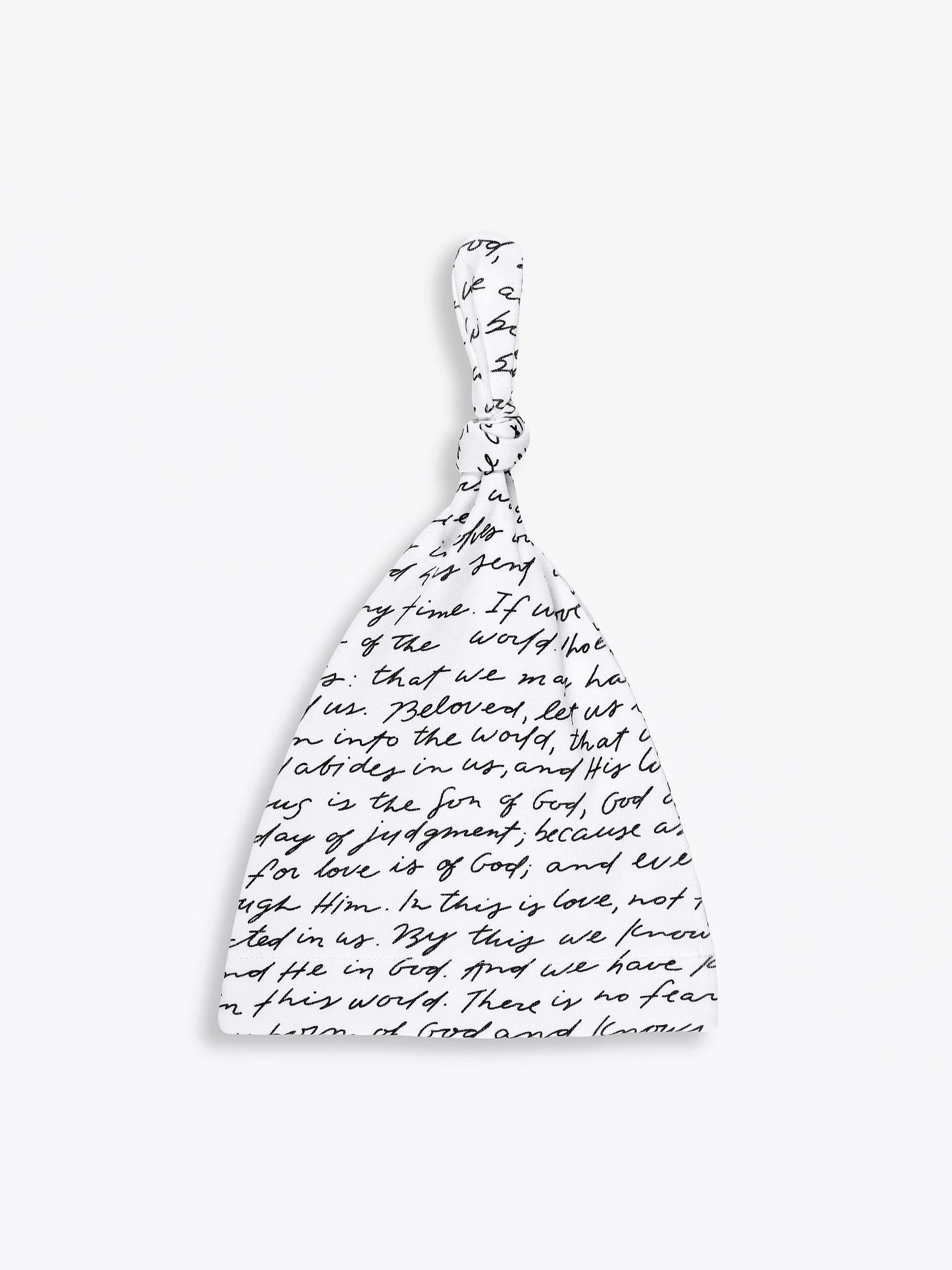 Love One Another Knotted Hat Cotton