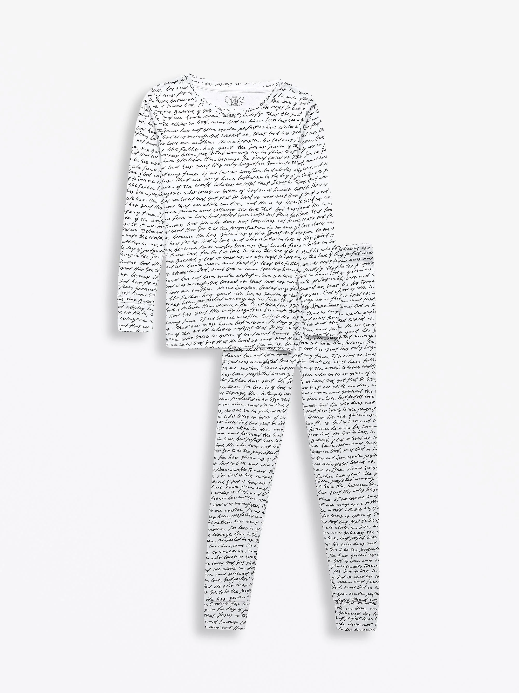 Love One Another PJ Long Sleeve Set Cotton - Image 2