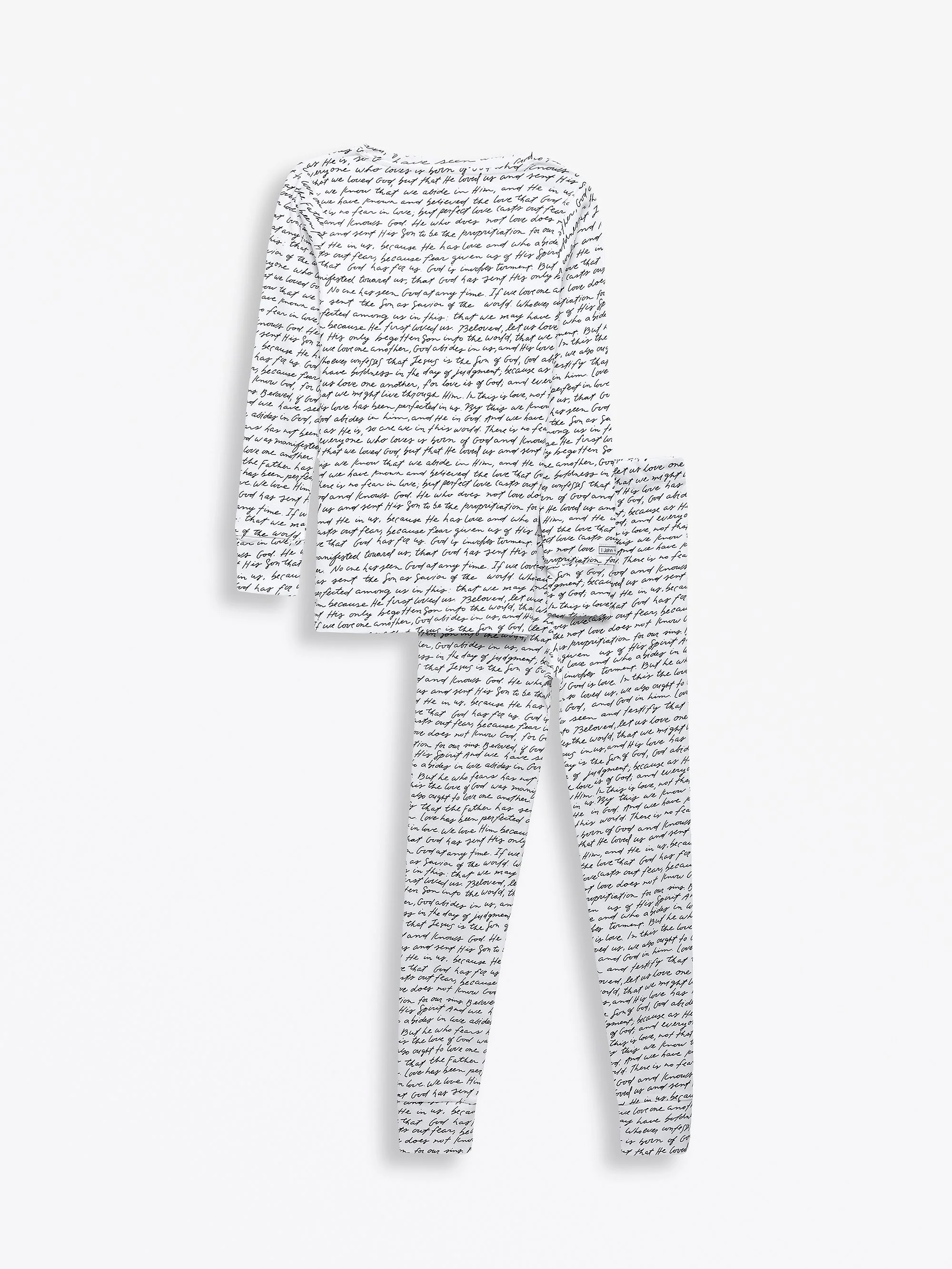 Love One Another PJ Long Sleeve Set Cotton - Image 4