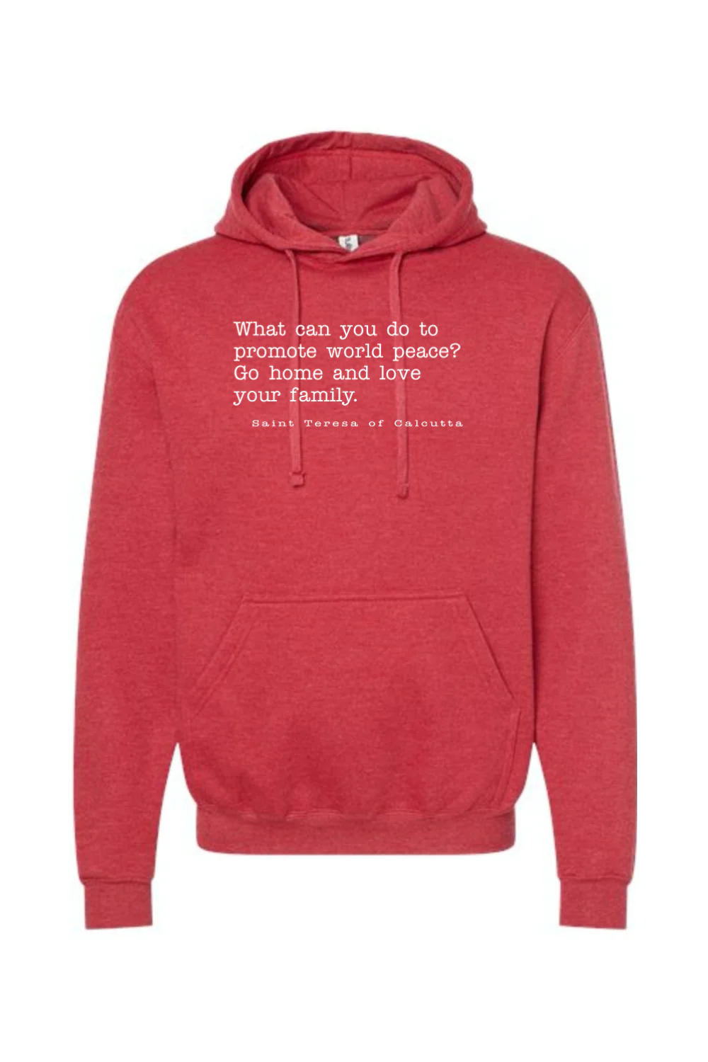 Love Your Family - St. Teresa of Calcutta Hoodie Sweatshirt - Image 8