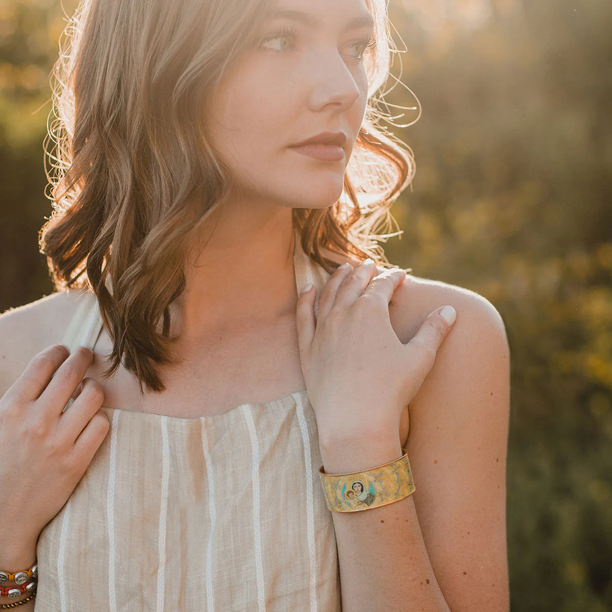 Magnificat Sacred Icon Cuff - Image 2