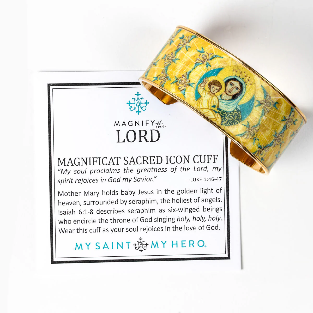 Magnificat Sacred Icon Cuff - Image 3
