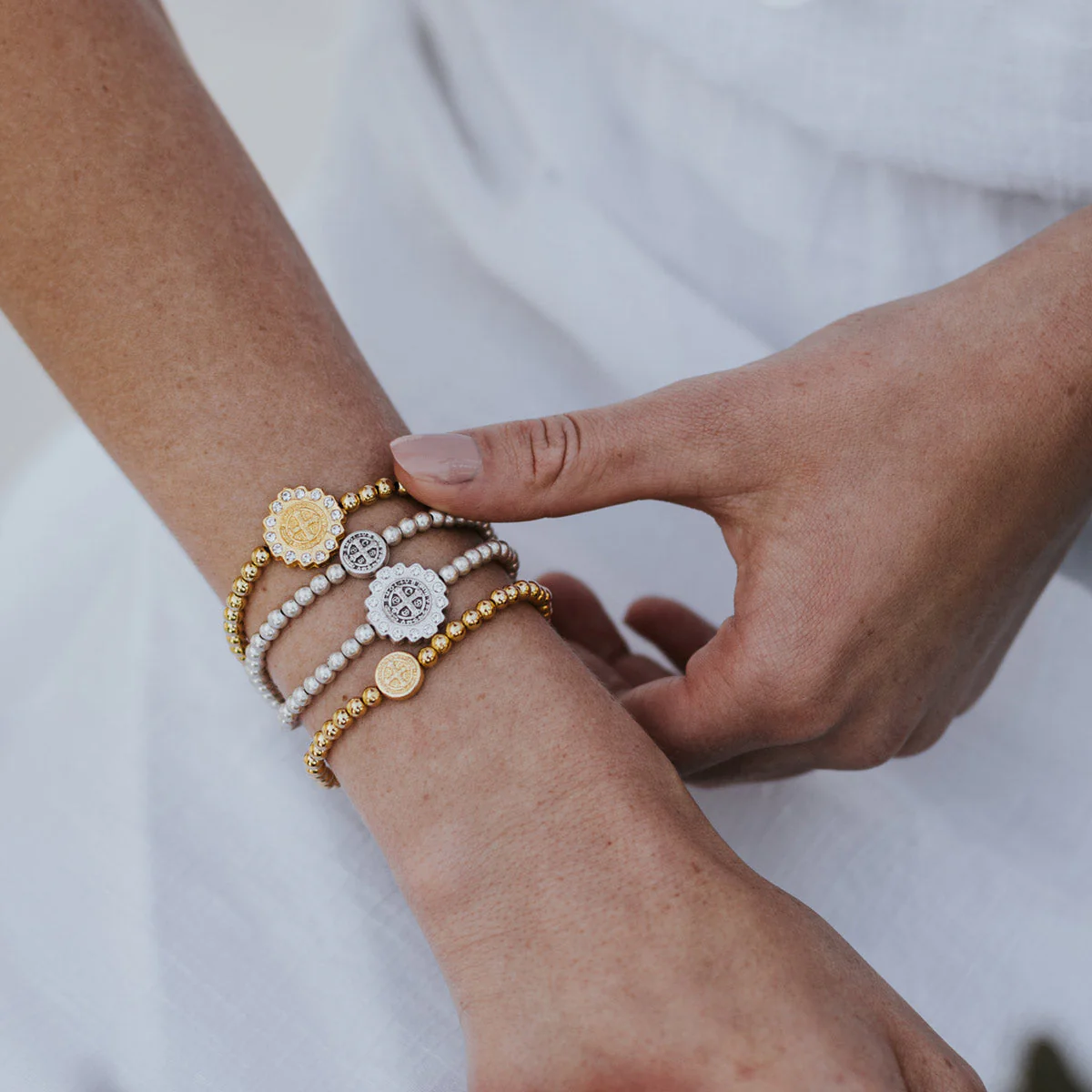Mantra of Beauty & Brilliance Bracelet - Image 2
