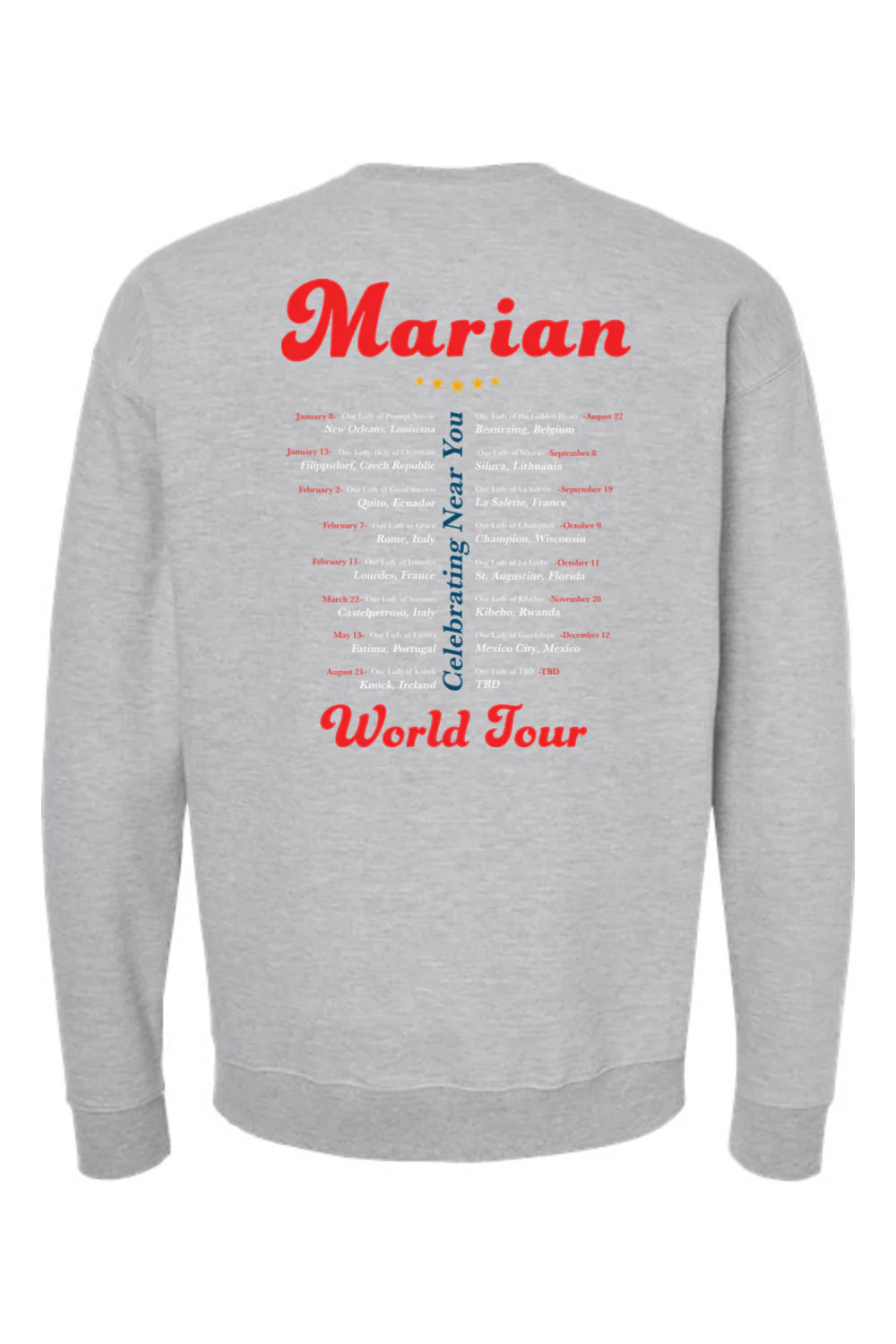 Marian World Tour - Crewneck Sweatshirt - Image 4