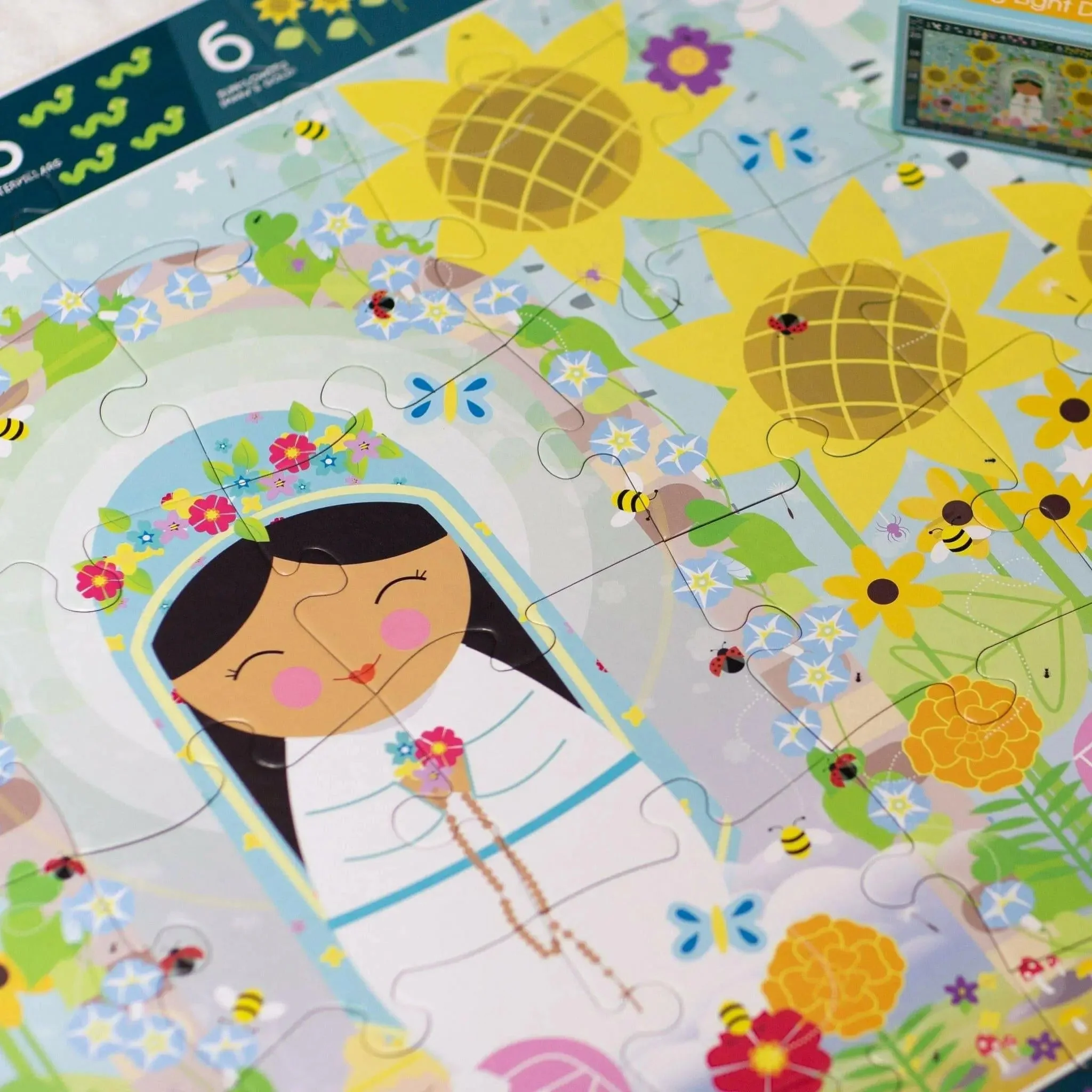 Mary Garden Counting Search & Find Giant Floor Puzzle 24" x 36" - Image 3