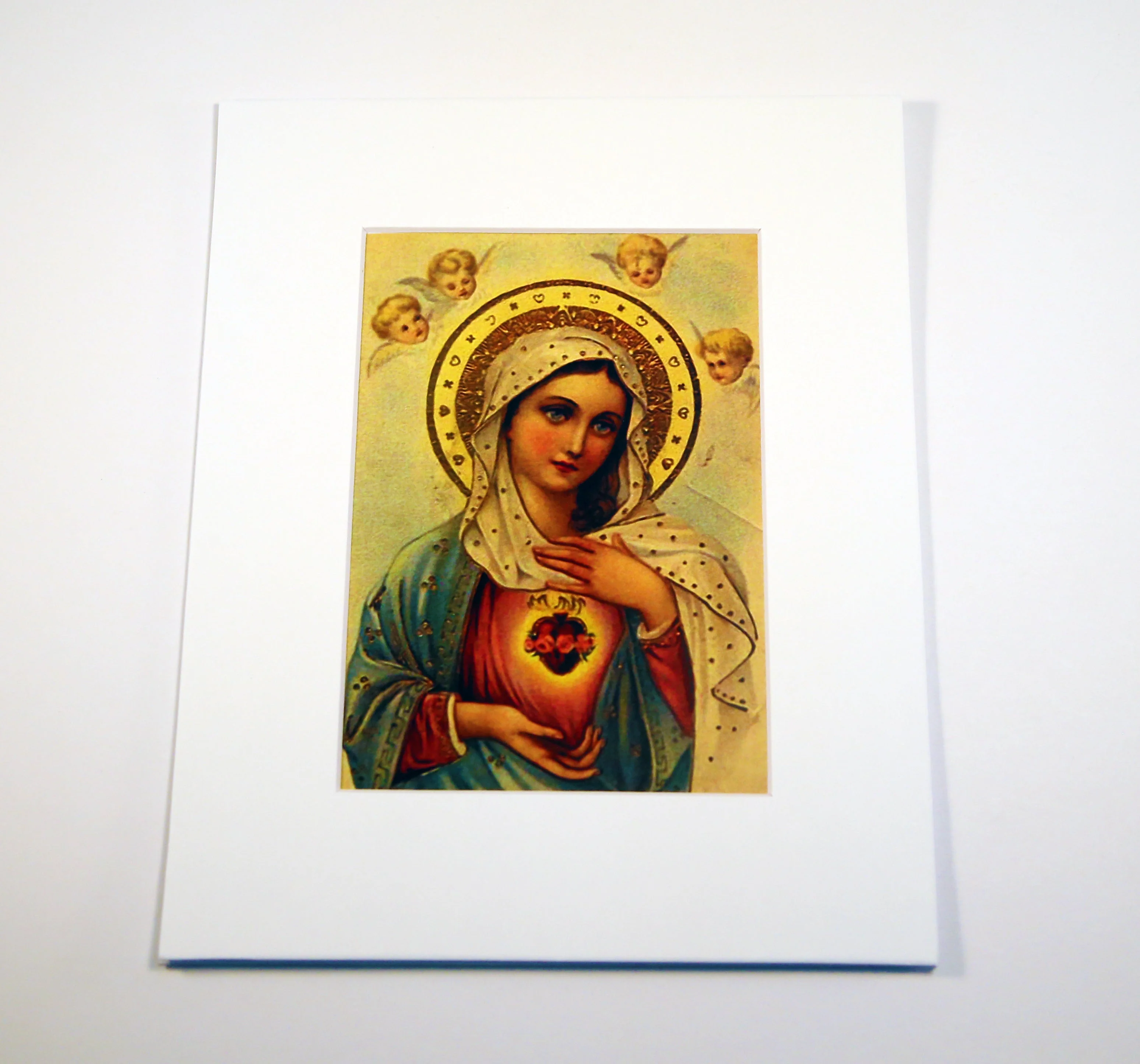 Mary with Angels Print 5X7