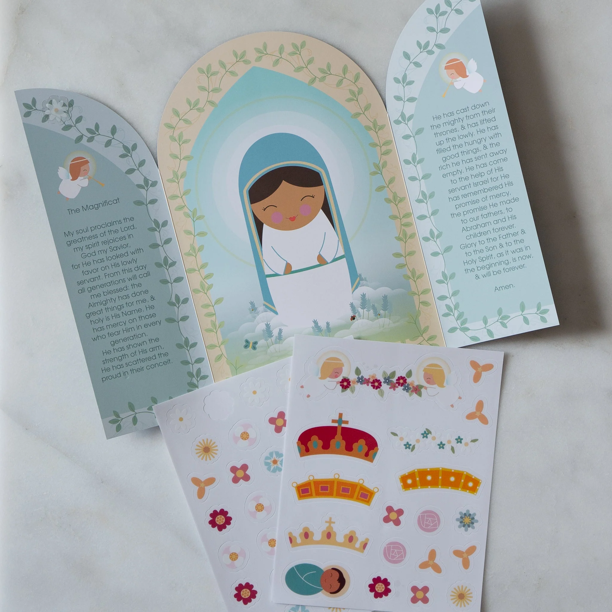 May Crowning Reusable Sticker Activity - Image 3