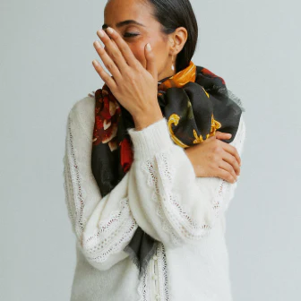 Memento Mori Wool Scarf - Image 2