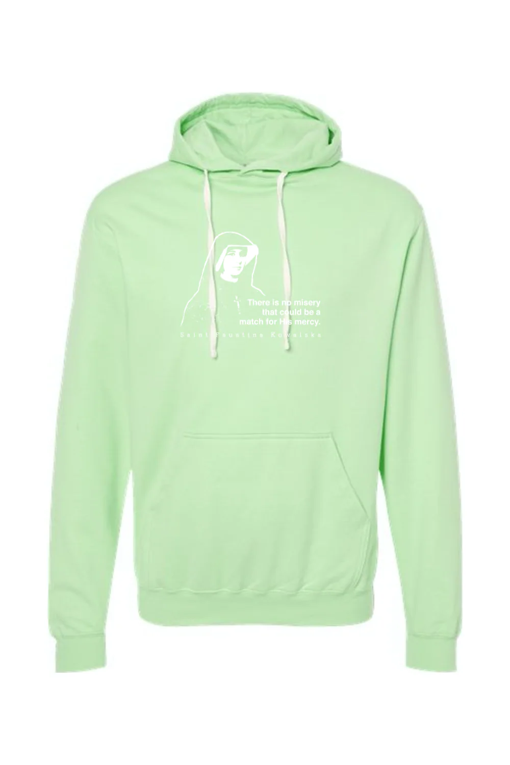 Mercy Message - St. Faustina Kowalska Hoodie Sweatshirt - Image 10