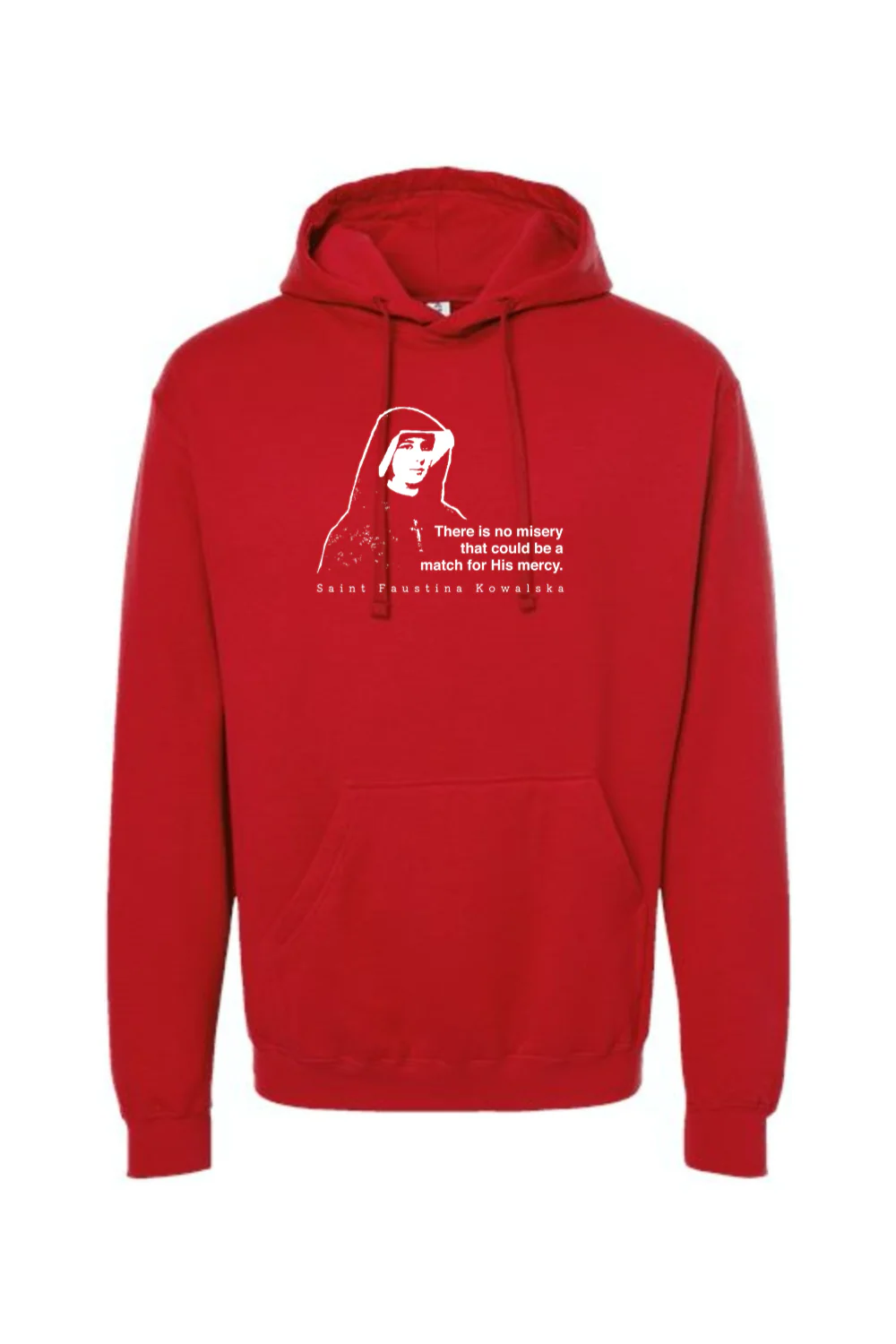 Mercy Message - St. Faustina Kowalska Hoodie Sweatshirt - Image 12