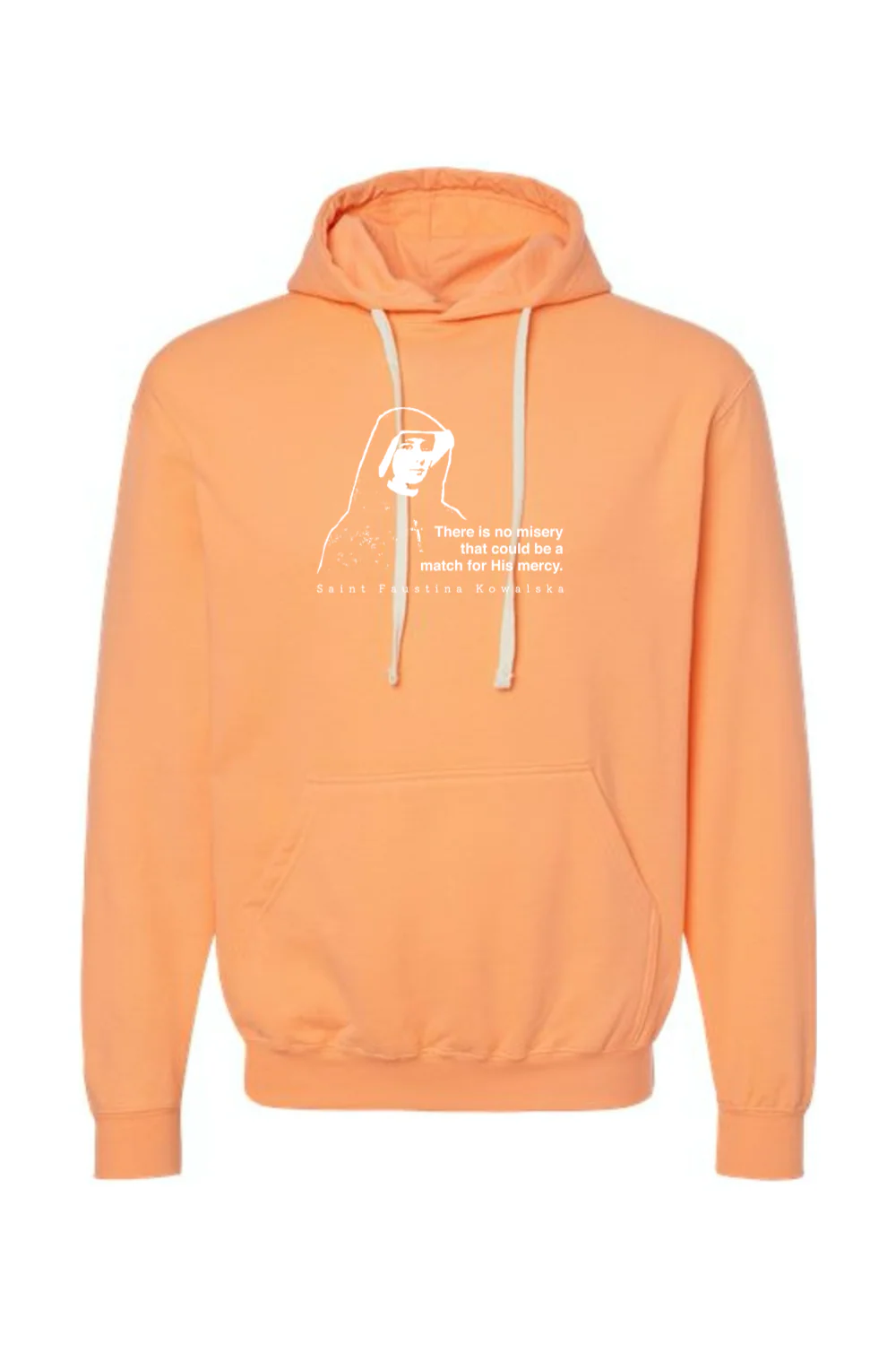 Mercy Message - St. Faustina Kowalska Hoodie Sweatshirt - Image 2