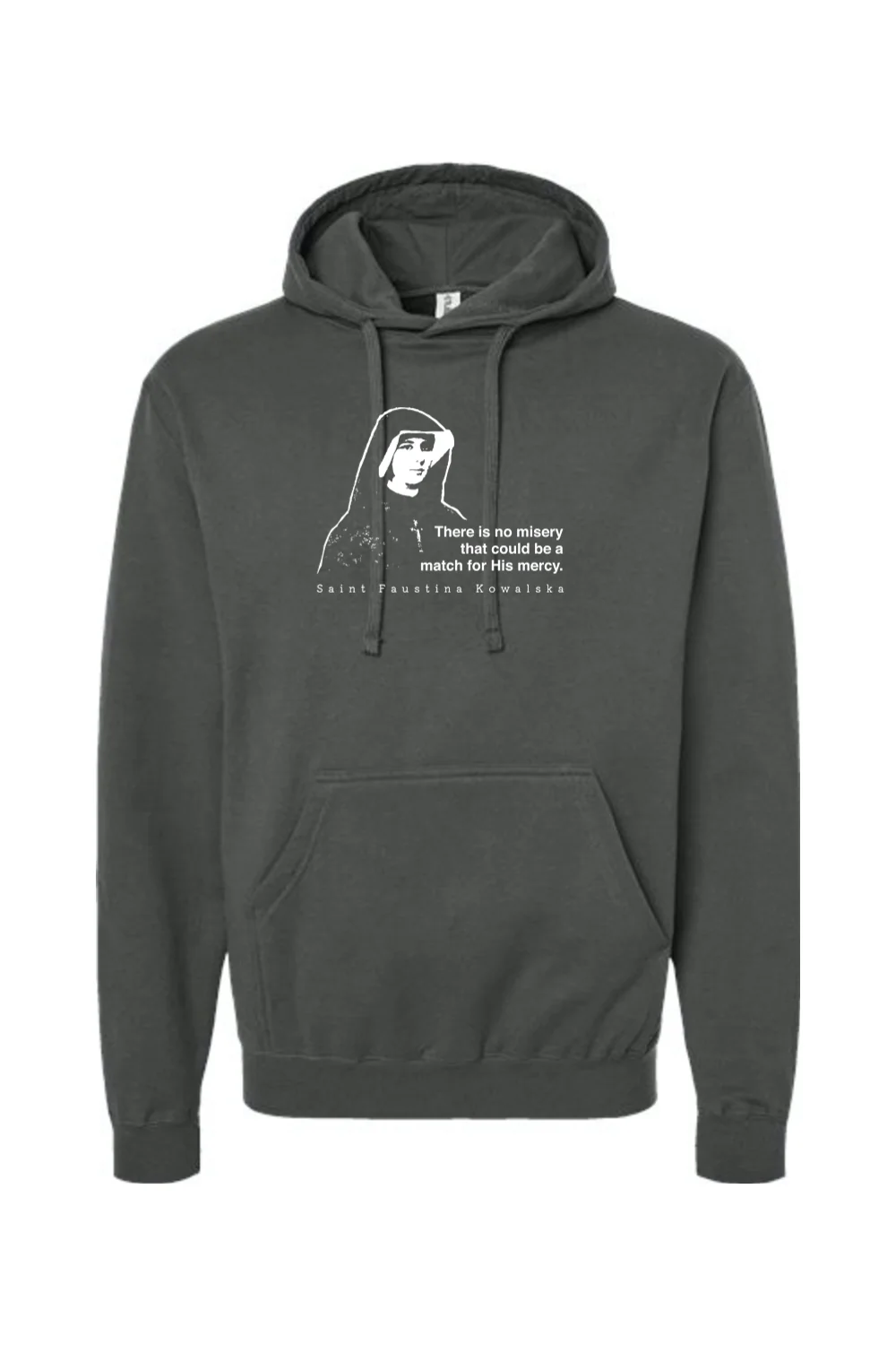 Mercy Message - St. Faustina Kowalska Hoodie Sweatshirt - Image 3