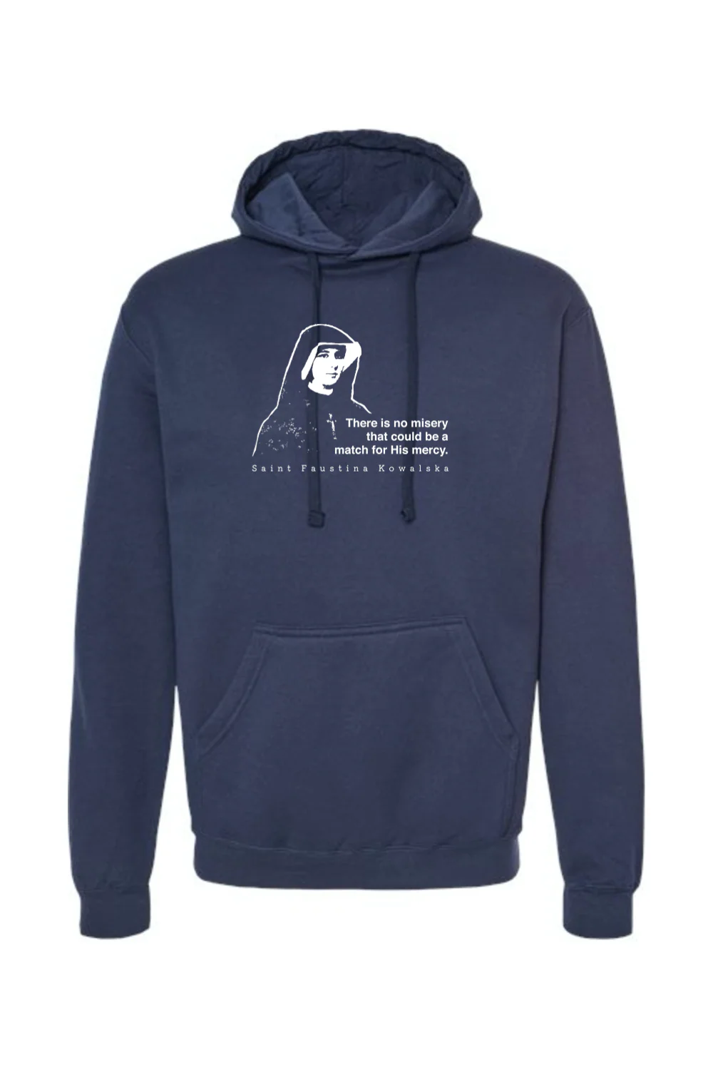 Mercy Message - St. Faustina Kowalska Hoodie Sweatshirt - Image 9