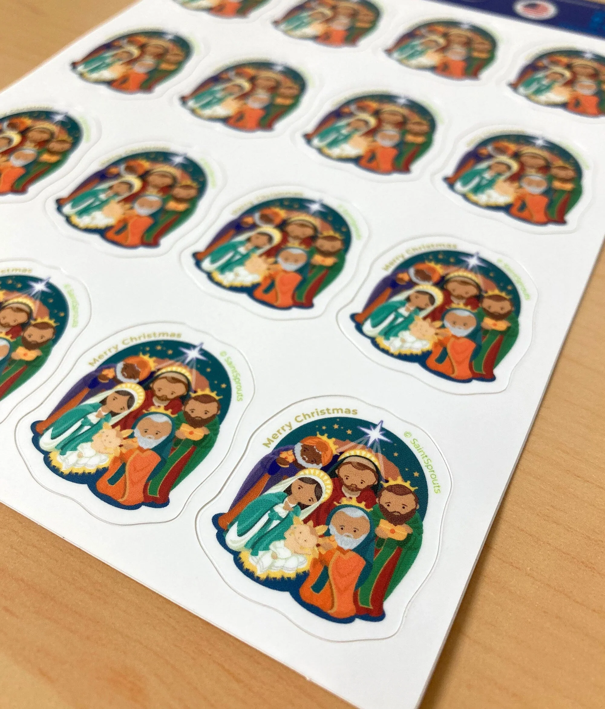 Merry Christmas / Nativity Sticker Sheet - Image 2