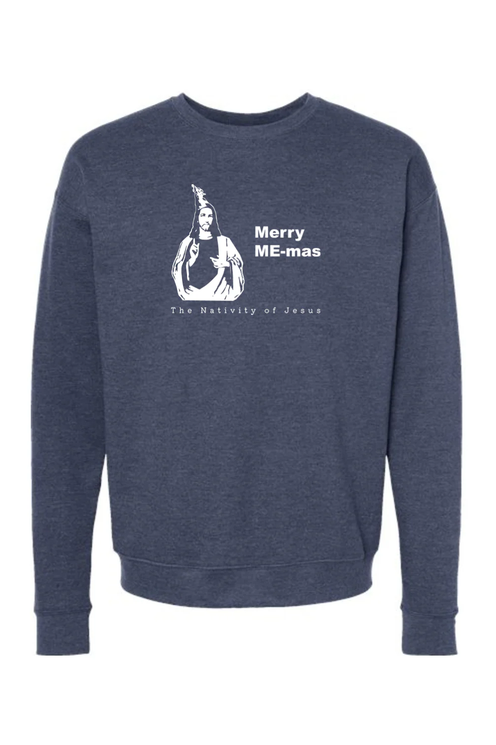 Merry ME-mas - The Nativity of Jesus Crewneck Sweatshirt - Image 4