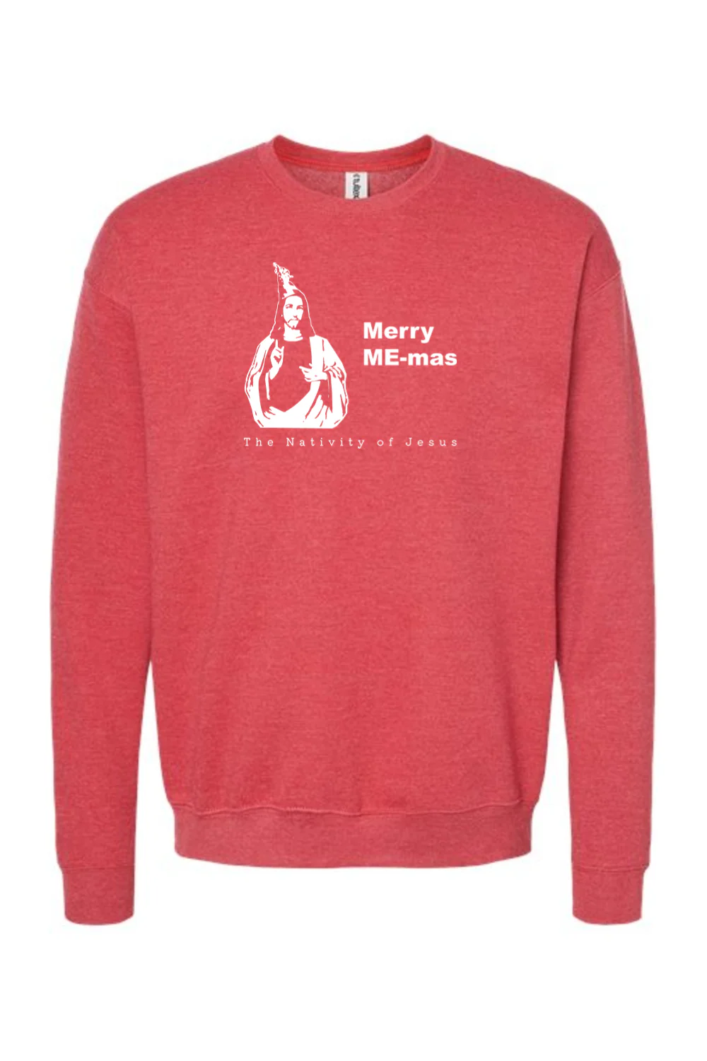Merry ME-mas - The Nativity of Jesus Crewneck Sweatshirt - Image 6