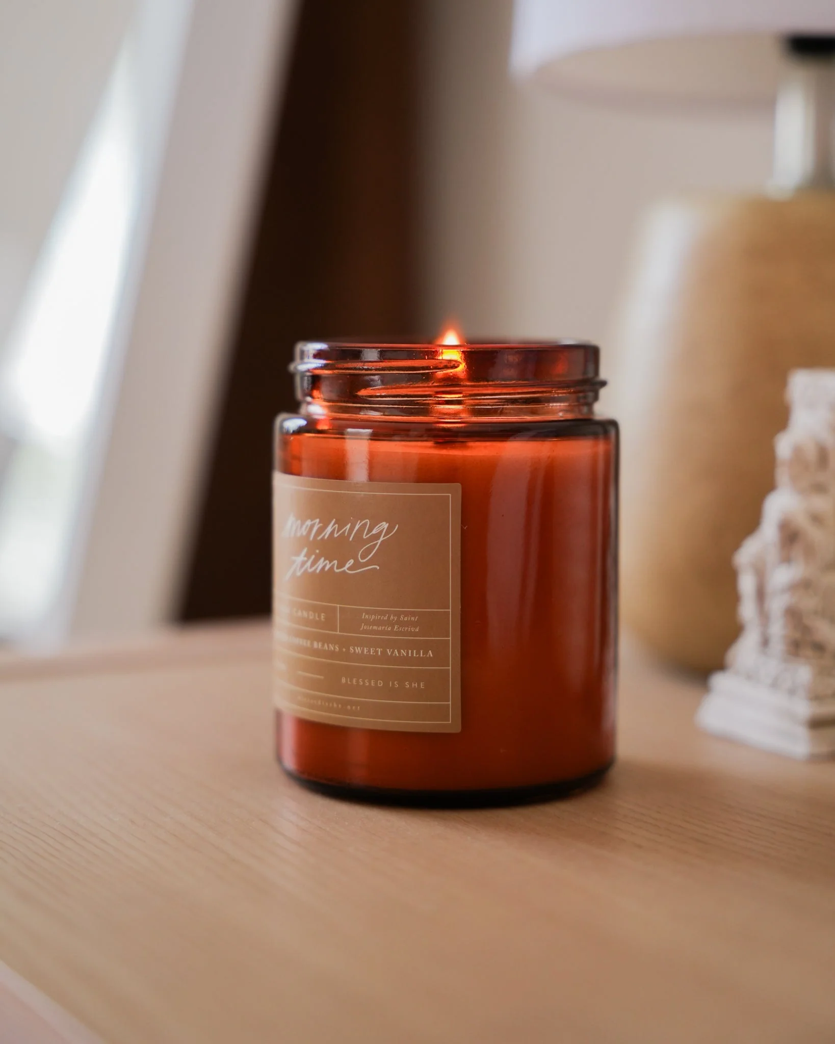 Morning Time // Saintly Scents Candle inspired by St. Josemaría Escrivá - Image 2