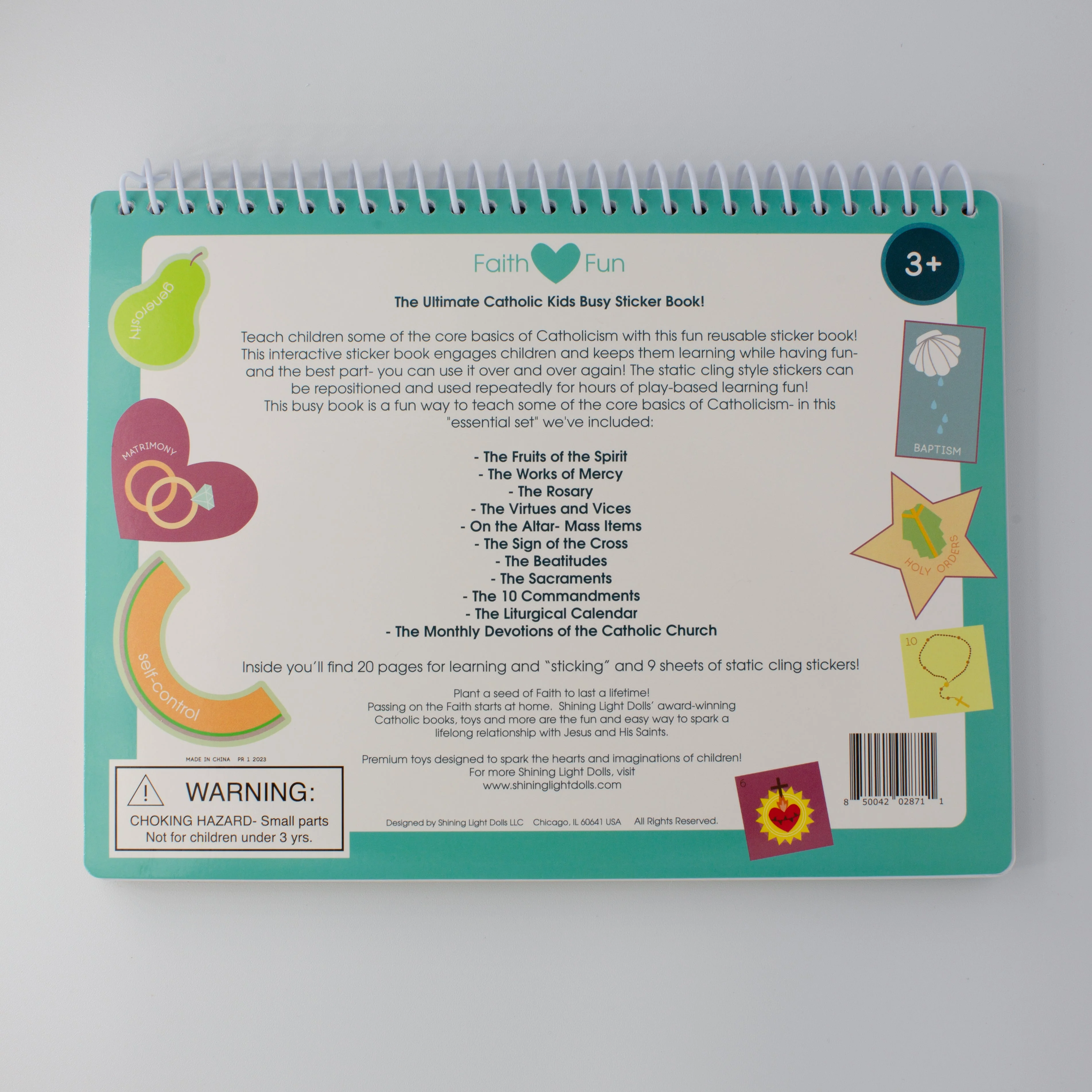 My Catholic Busy Book Reusable Sticker Fun - Image 3