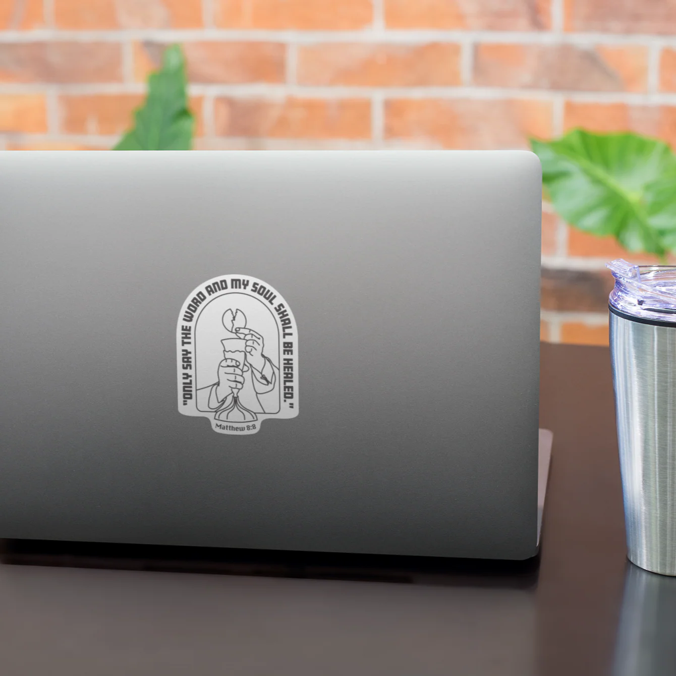 My Soul Shall Be Healed - Matthew 8:8 Sticker 10-pack - Image 2