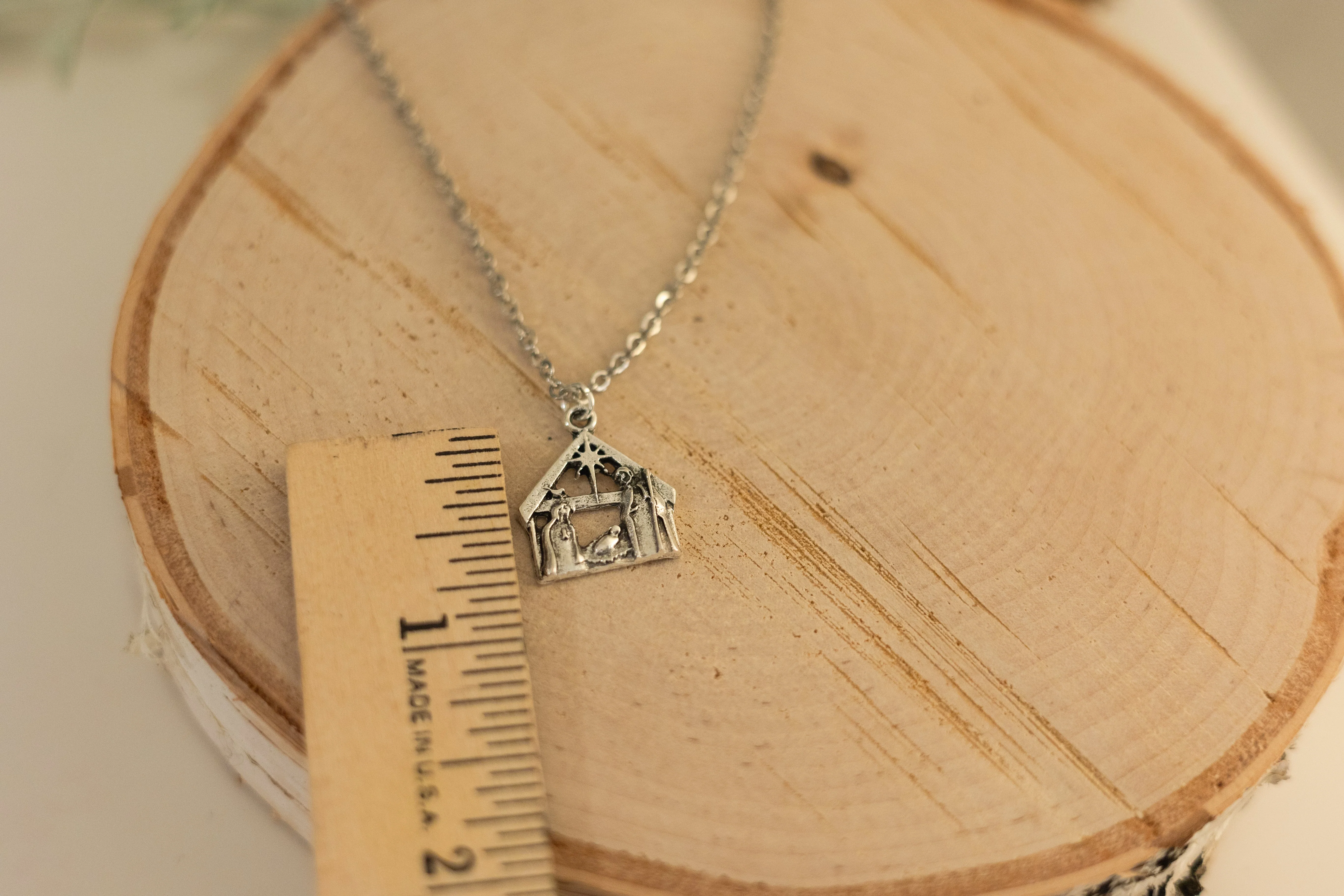 Necklace - Nativity - Silver - Image 2