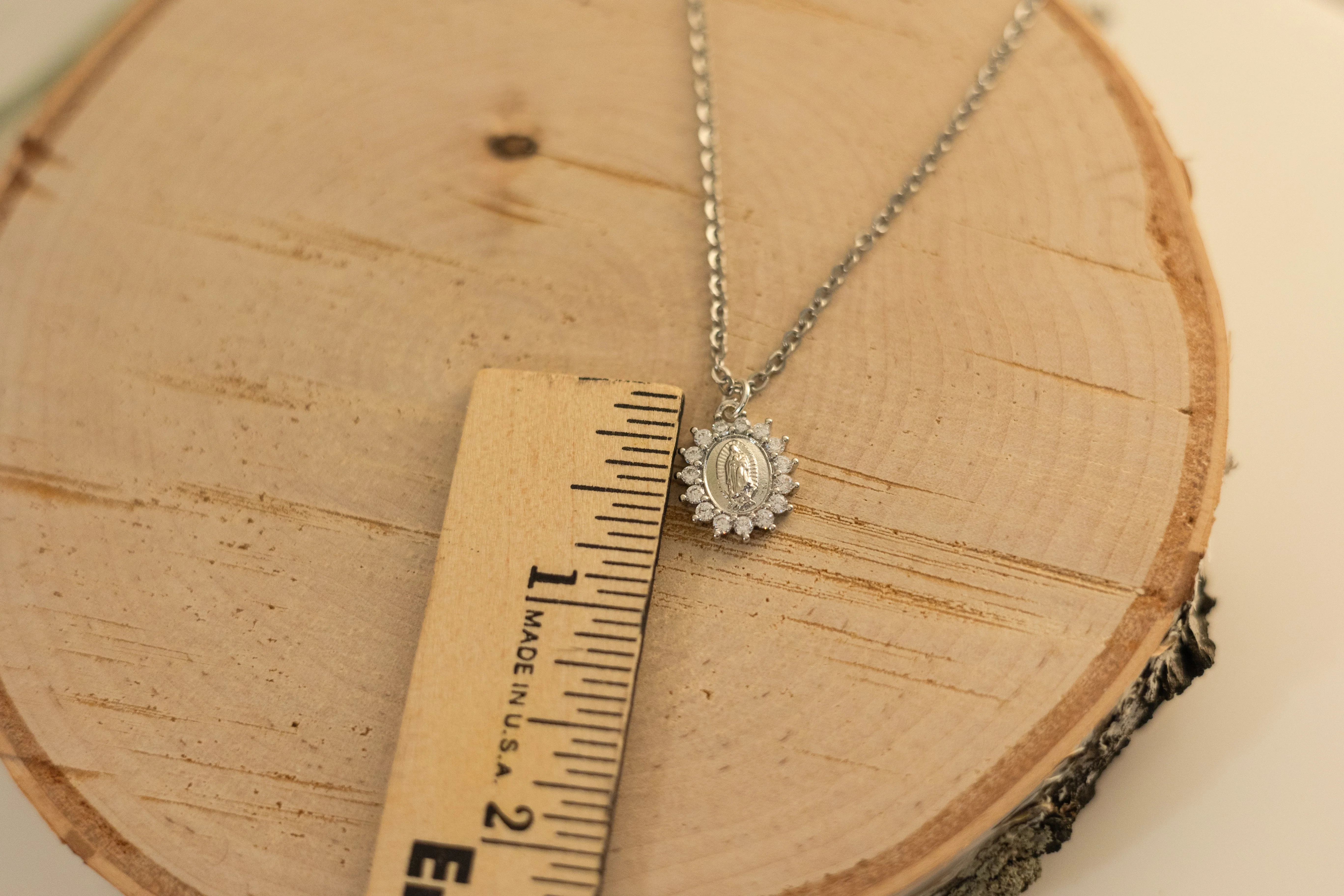 Necklace - Our Lady - Silver - Image 2