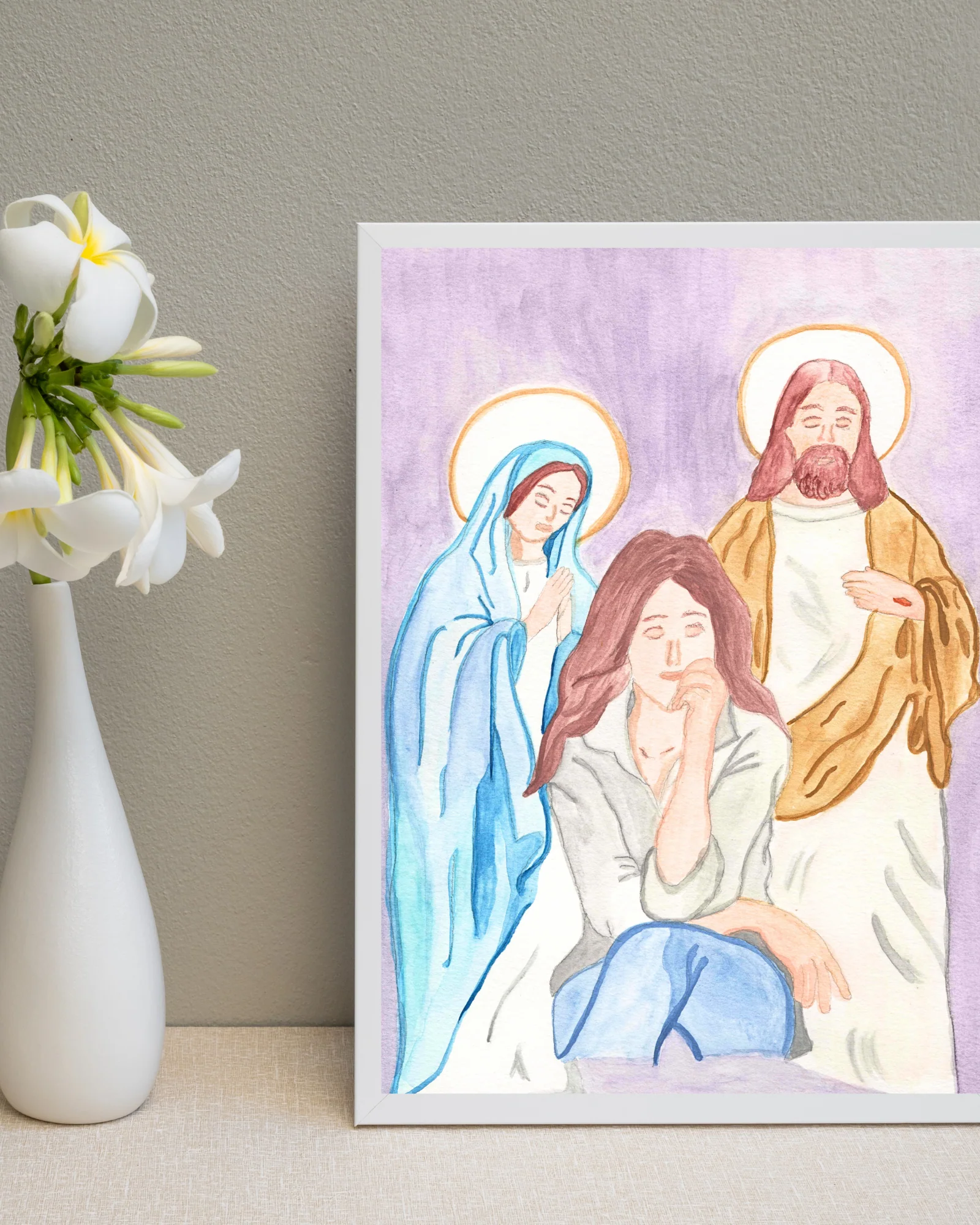 Never Alone Watercolor Print - Image 3